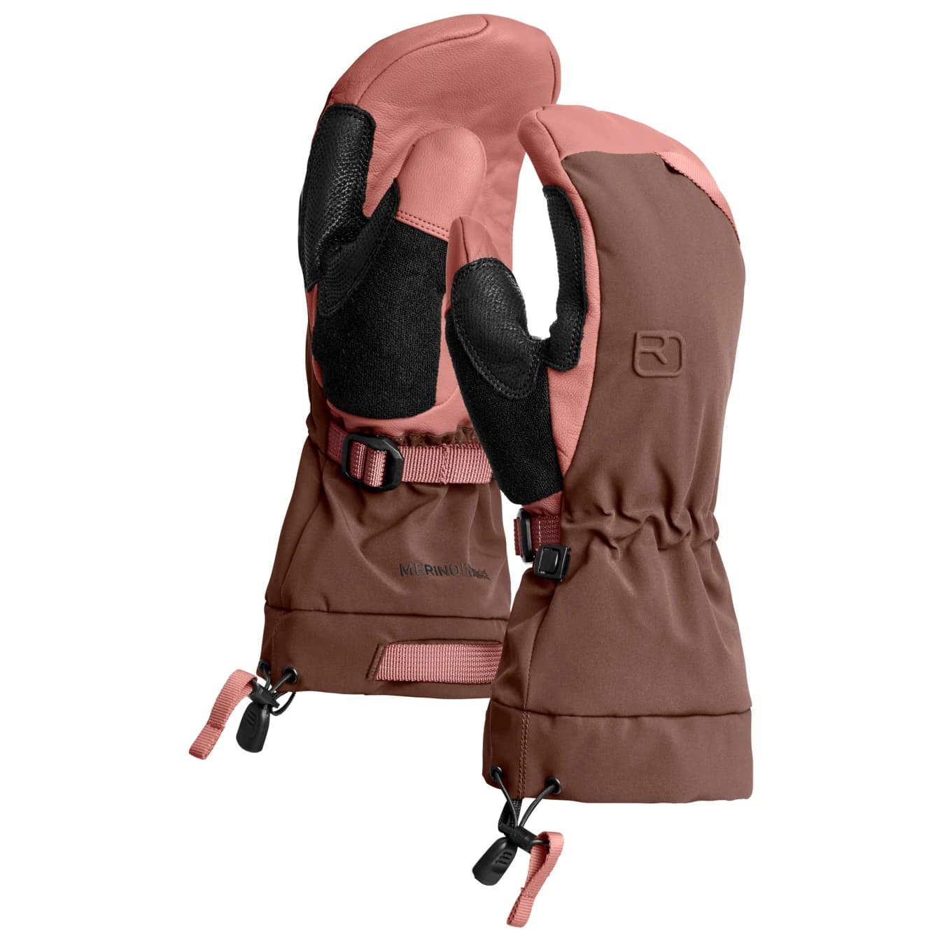 Дамски ръкавици Ortovox Women's Merino Freeride Mitten Gloves - Dusk Rose