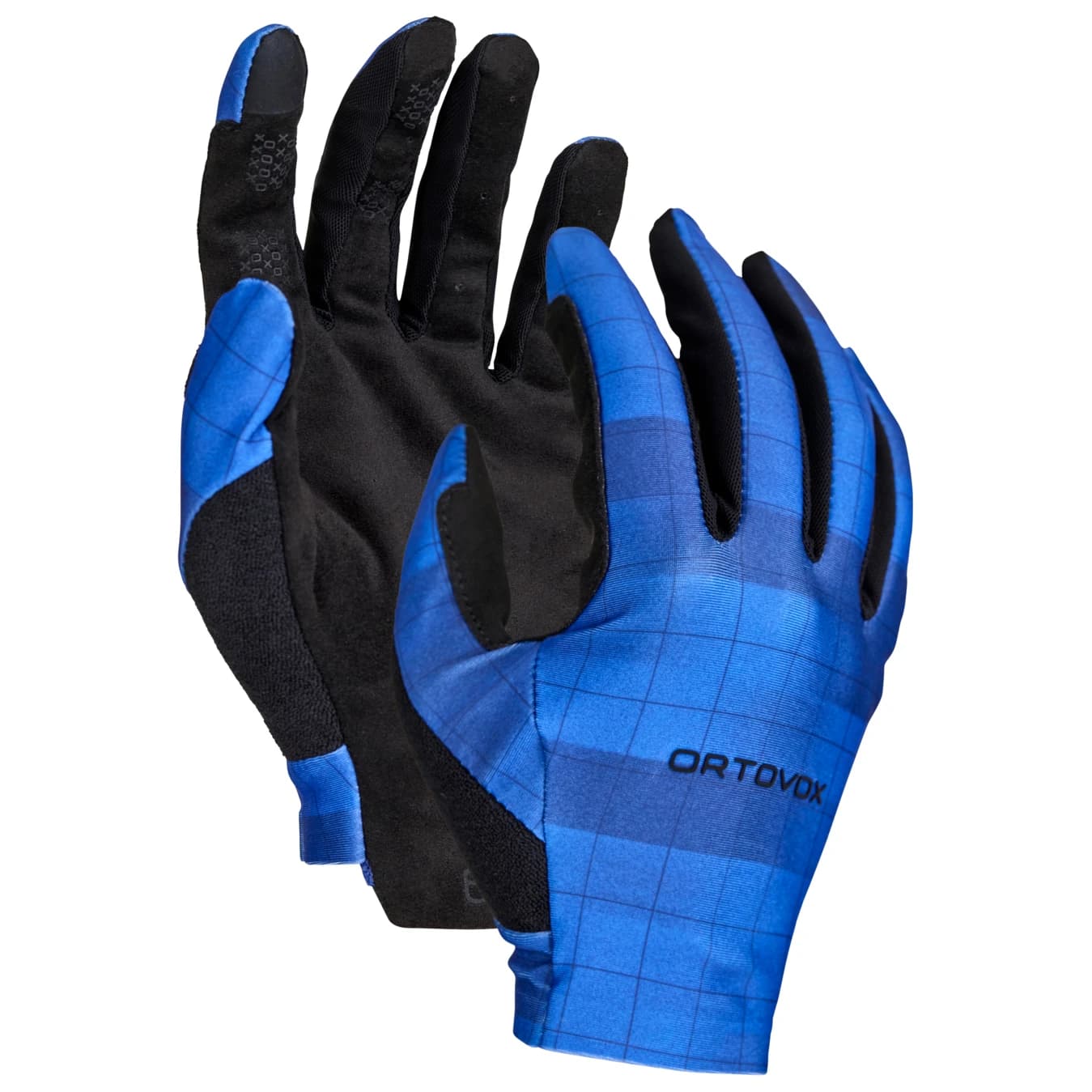 Мъжки ръкавици Ortovox MTB Light Glove - Blue Note Motion AOP