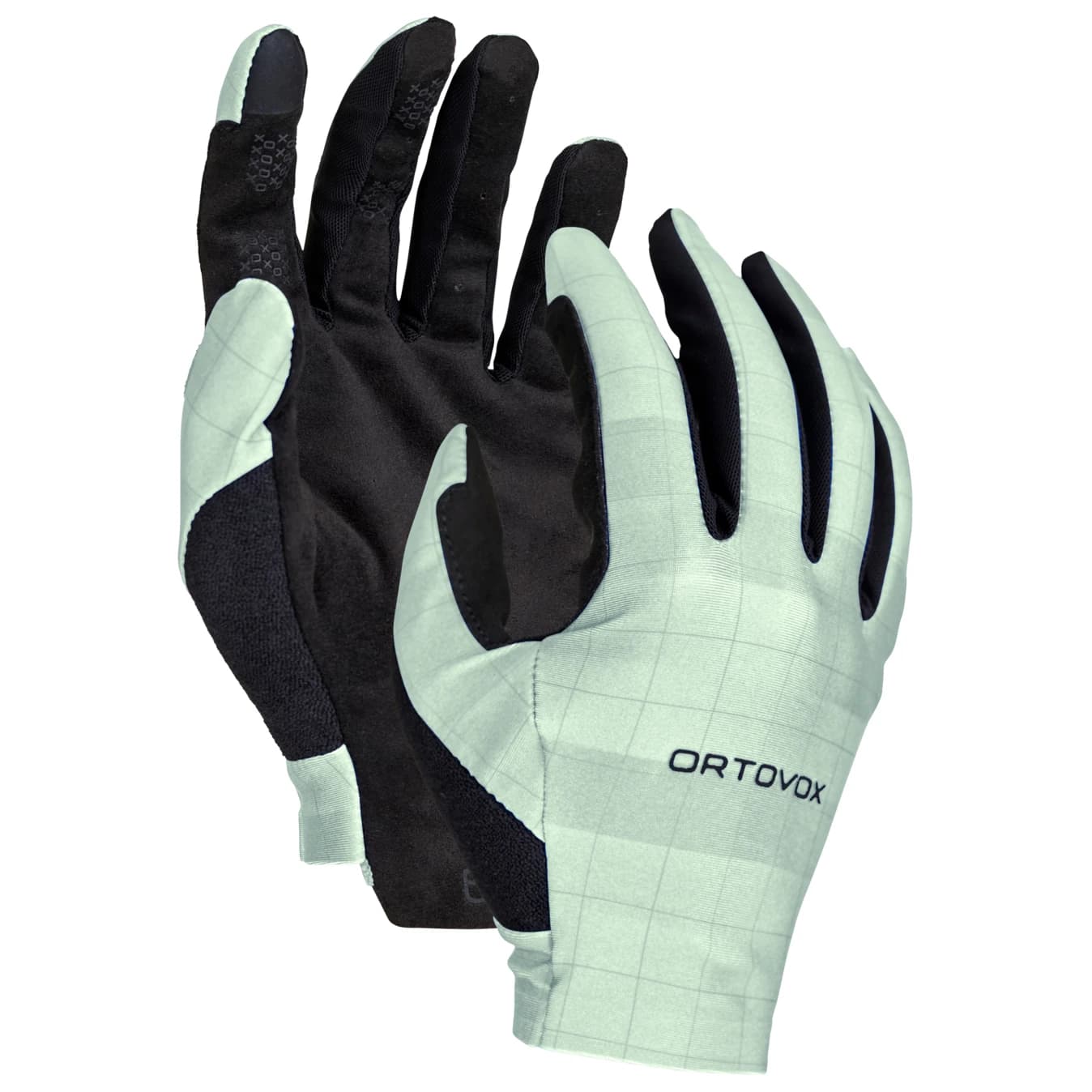 Мъжки ръкавици Ortovox MTB Light Glove - Green Acid Motion AOP