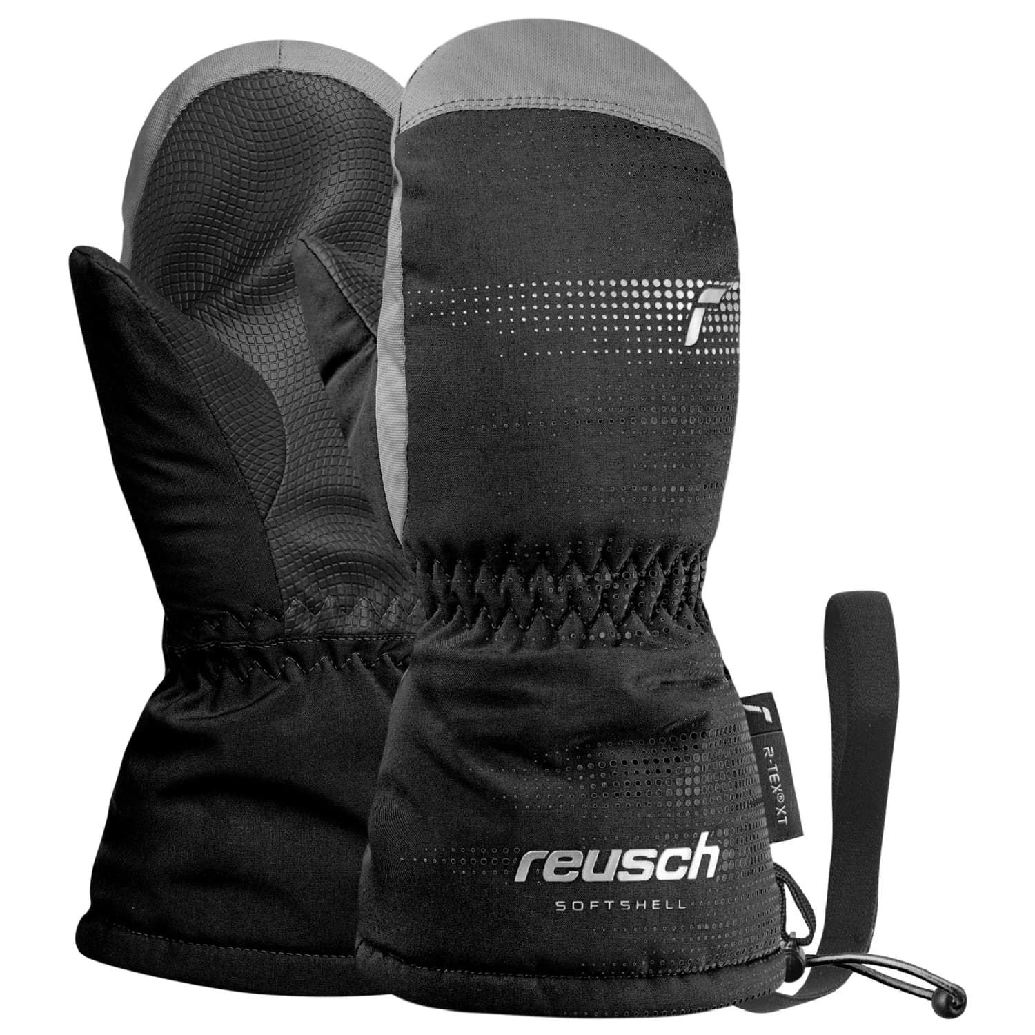Детски ръкавици Reusch Kid's Maxi R-Tex XT Mitten Gloves - Black / Reflective