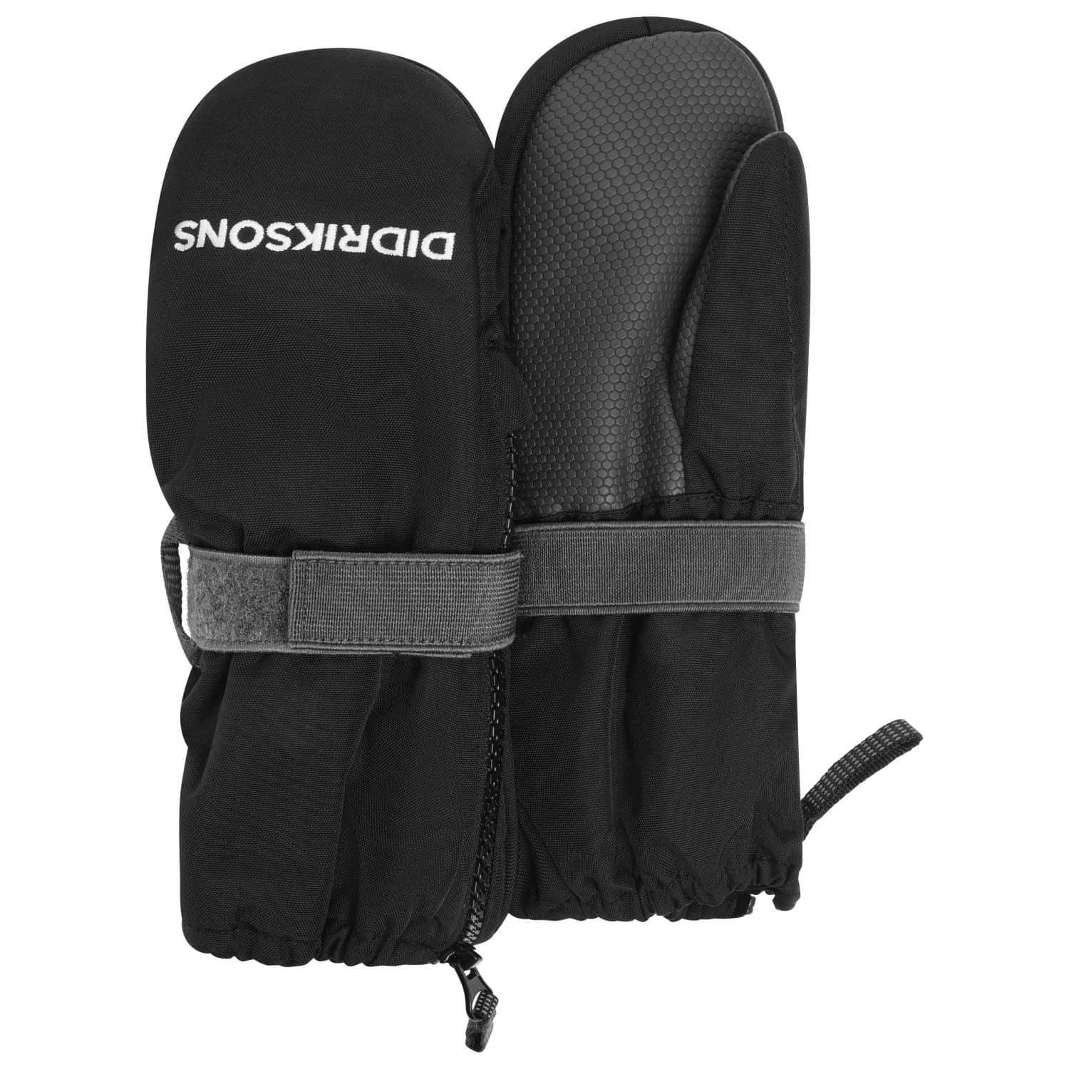 Детски ръкавици Didriksons Kid's Biggles Zip Mittens Gloves - Black