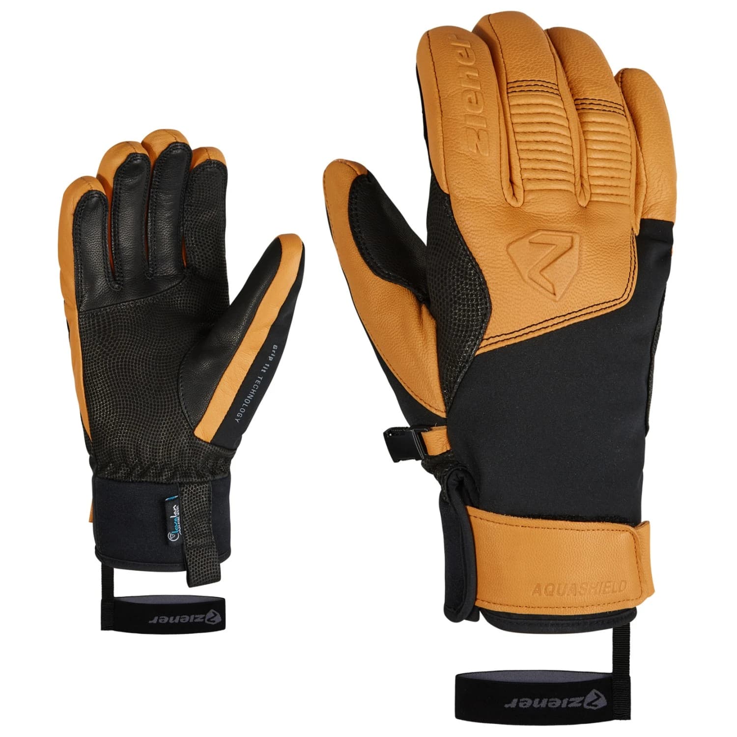 Ръкавици Ziener Ganzenberg-Z AS AW Gloves - Black.Tan