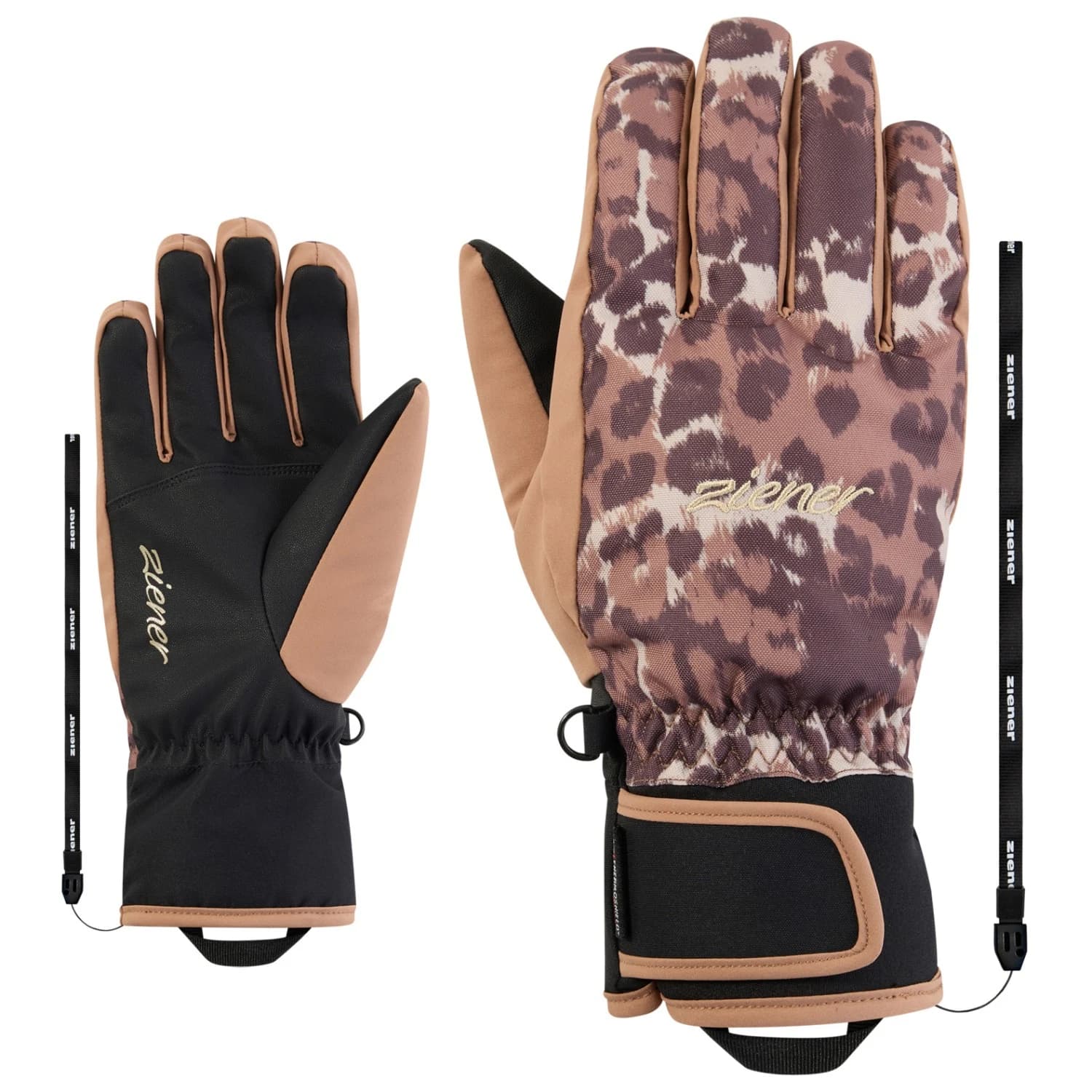 Ръкавици Ziener Women's Karlotaa-Z AS PR Gloves - Faded Leo