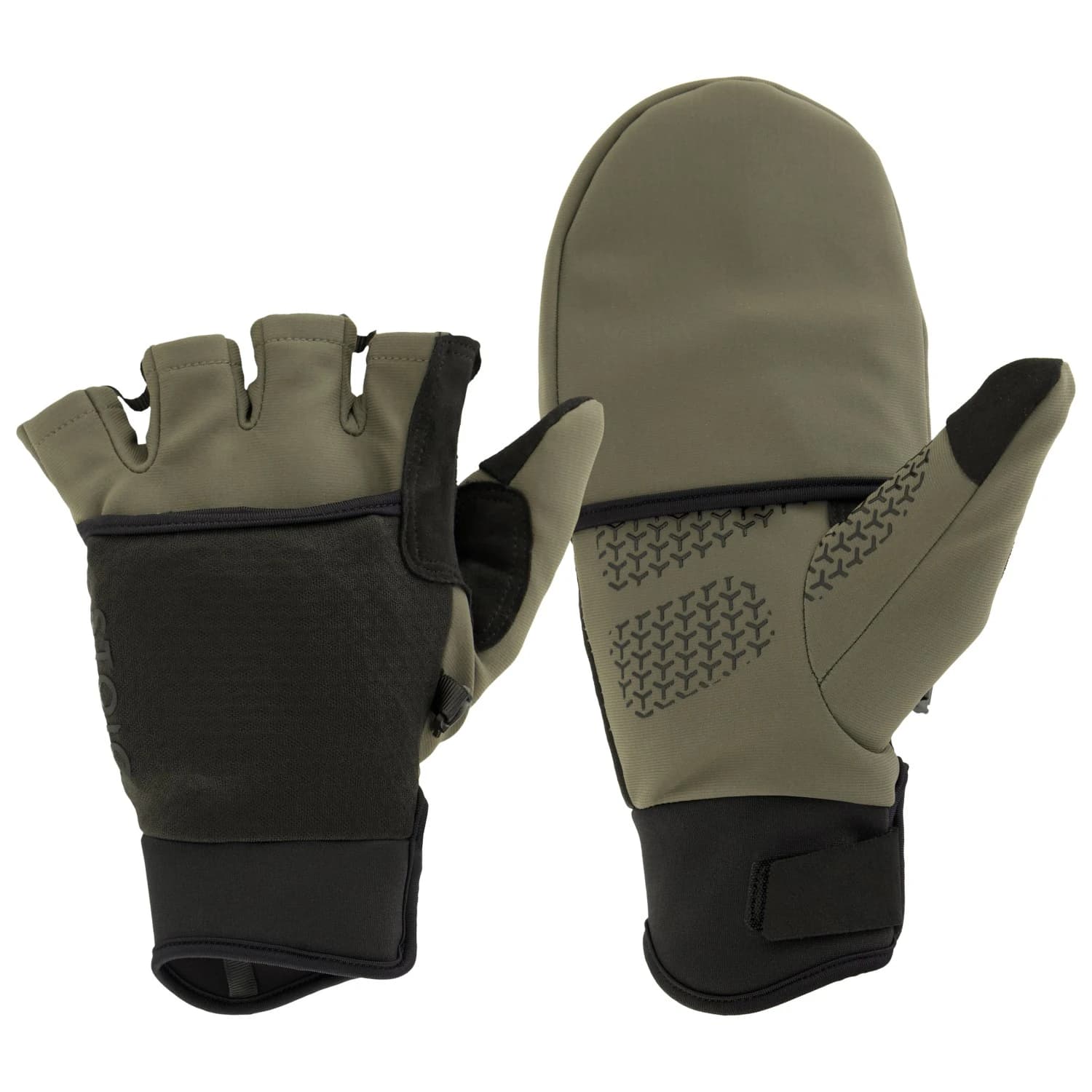 Ръкавици Stoic VittangiSt. Softshell Half Finger Gloves - Dark Olive