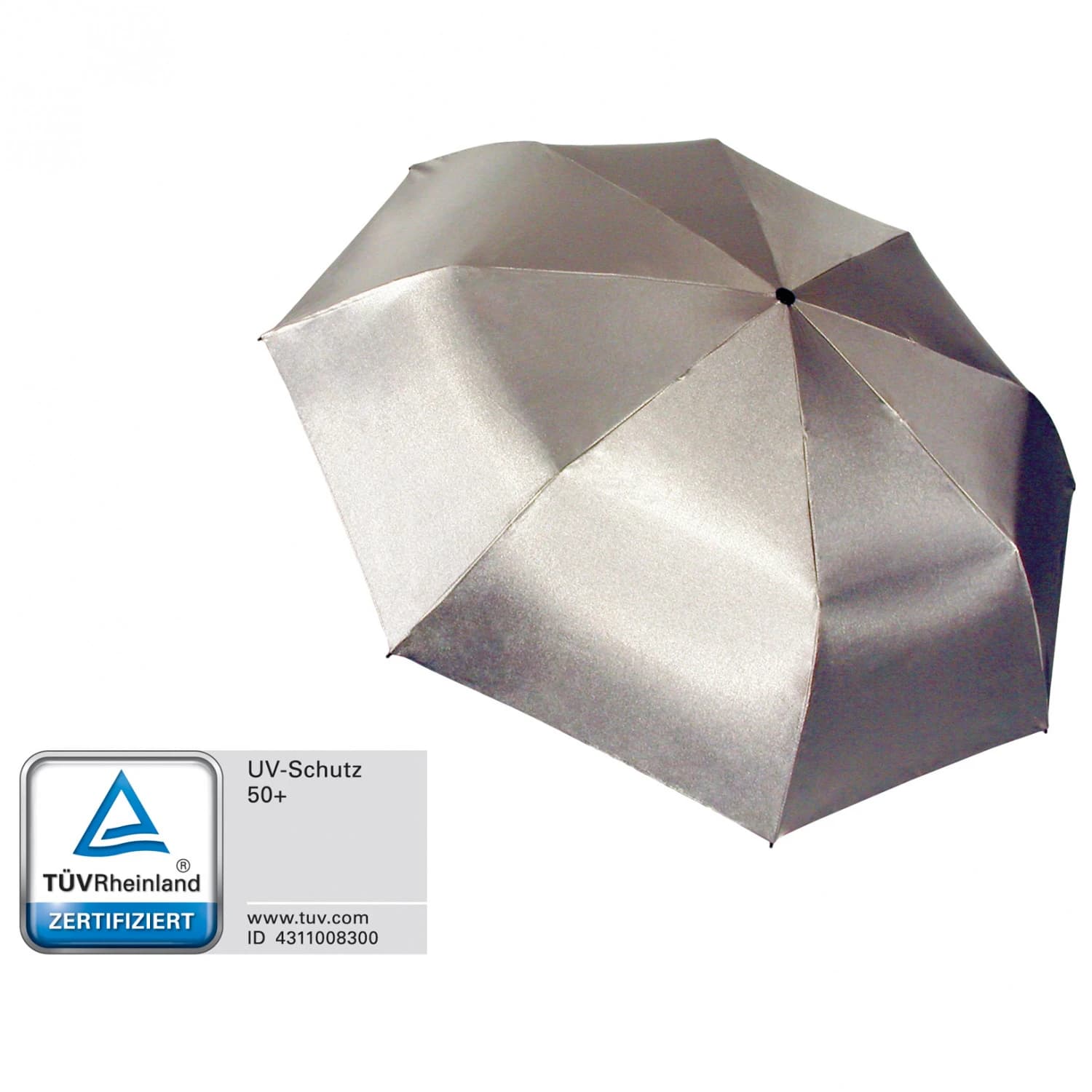 Чадър Euroschirm Light Trek Umbrella - Silver UV / Schutz 50+