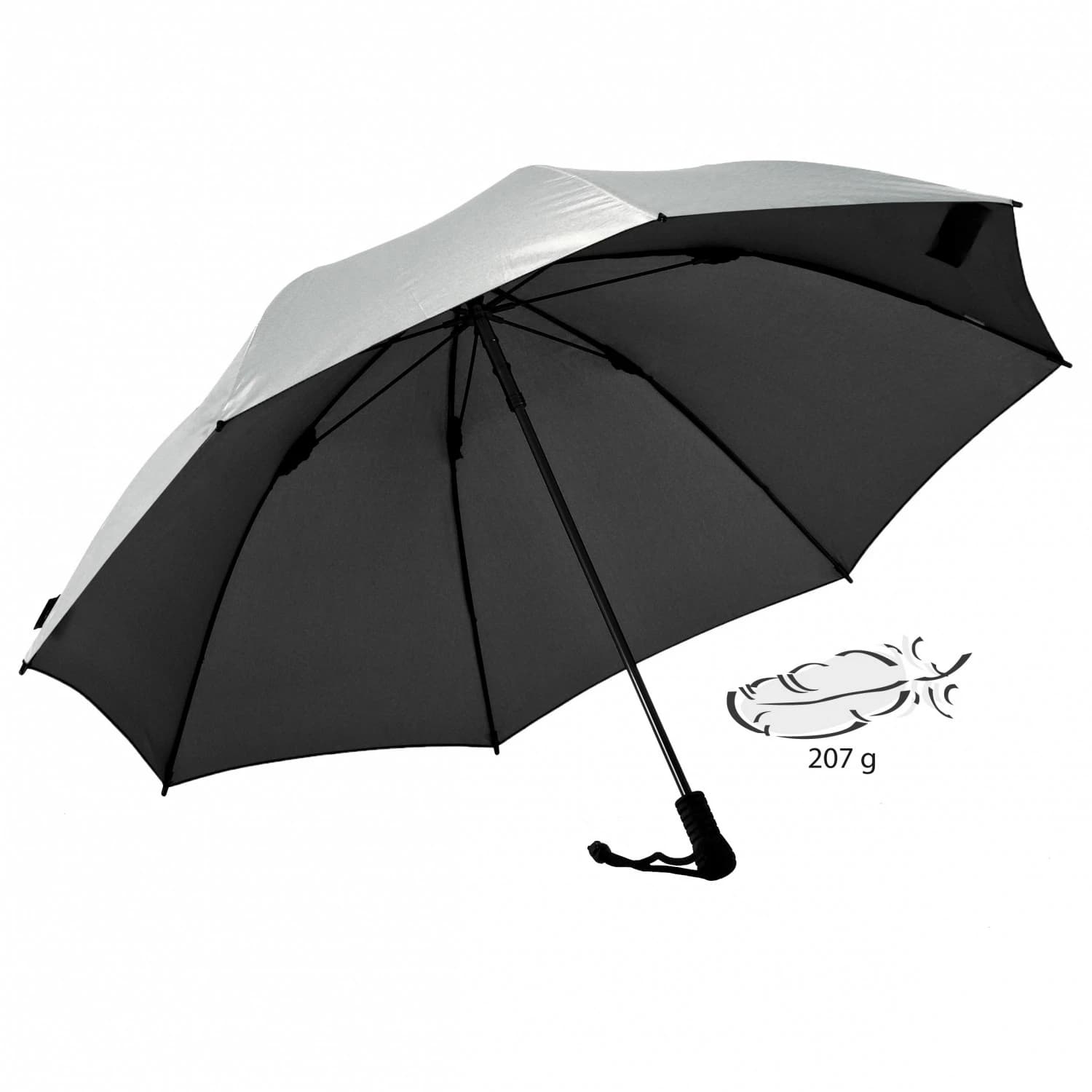 Чадър Euroschirm Swing Liteflex Umbrella - Silber UV 50+