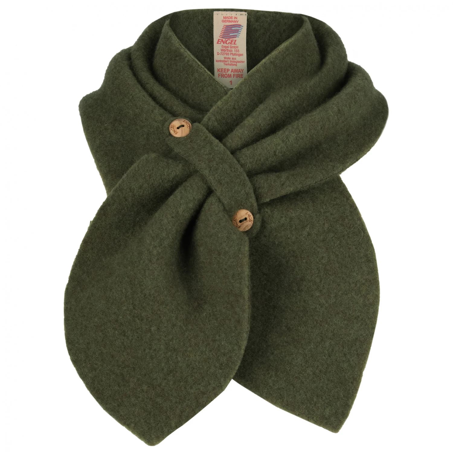 Детски шал Engel Kid's Fleece Scarf - Schilf Melange