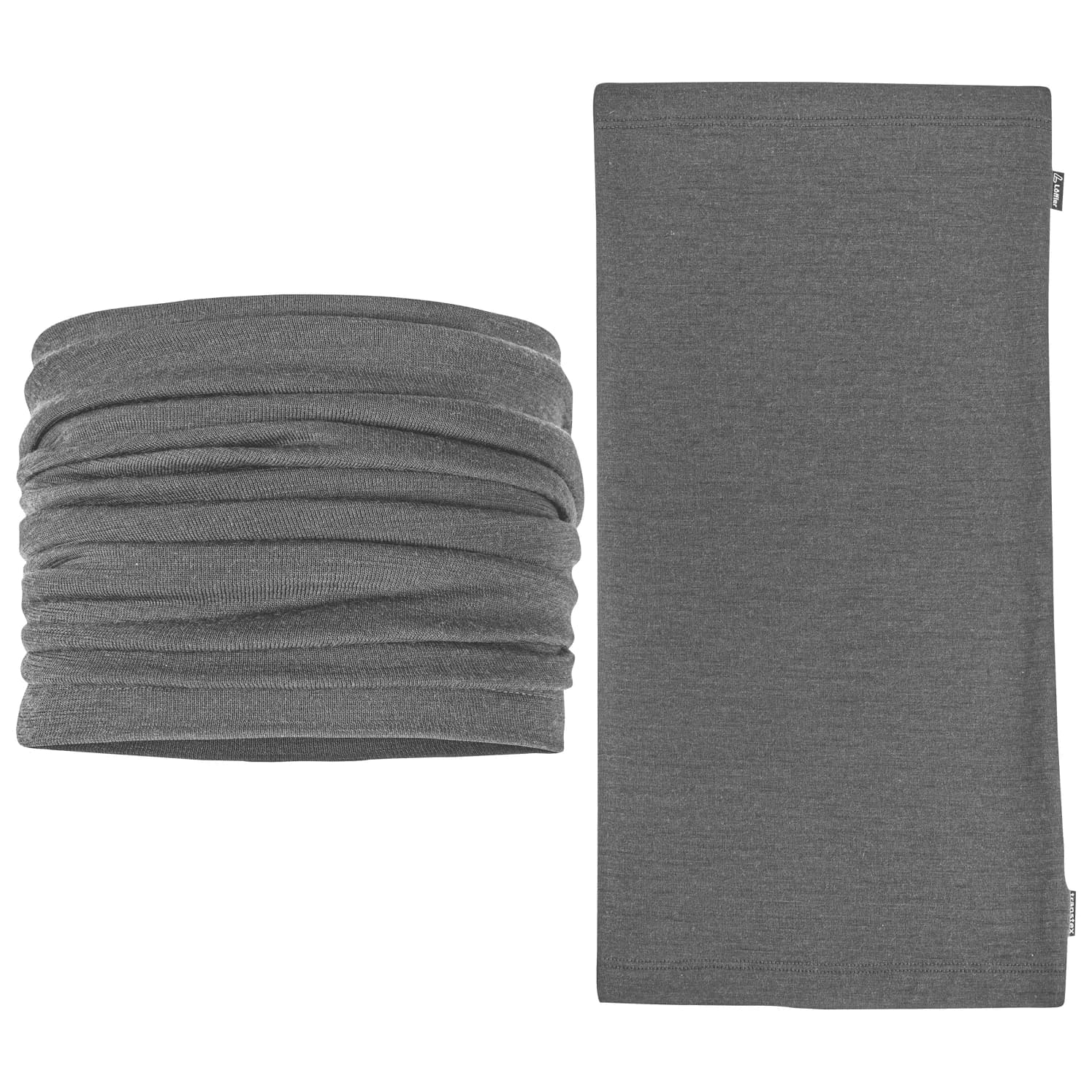 Шал Löffler Multifunctional Merino Tube Neckerchief - Grey Melange II