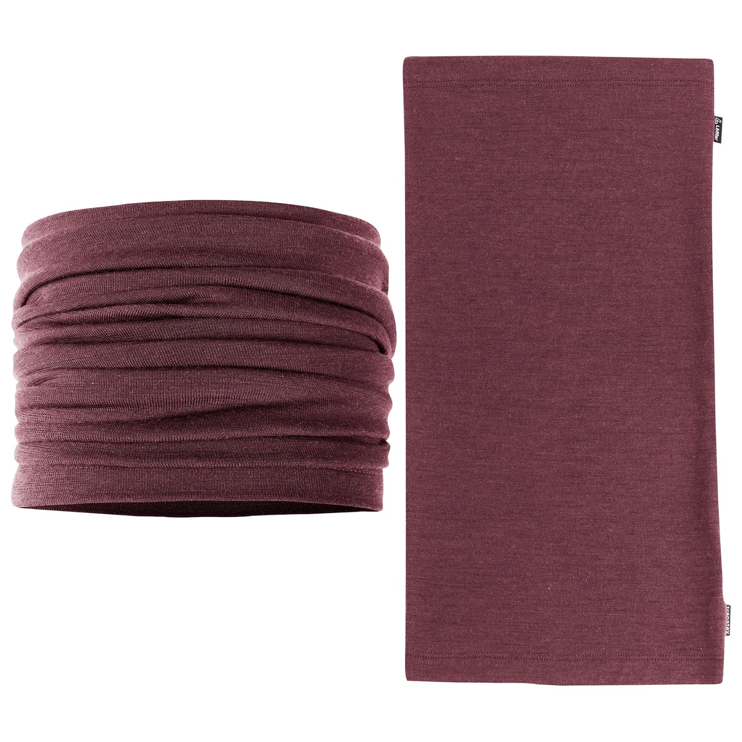 Шал Löffler Multifunctional Merino Tube Neckerchief - Castagne
