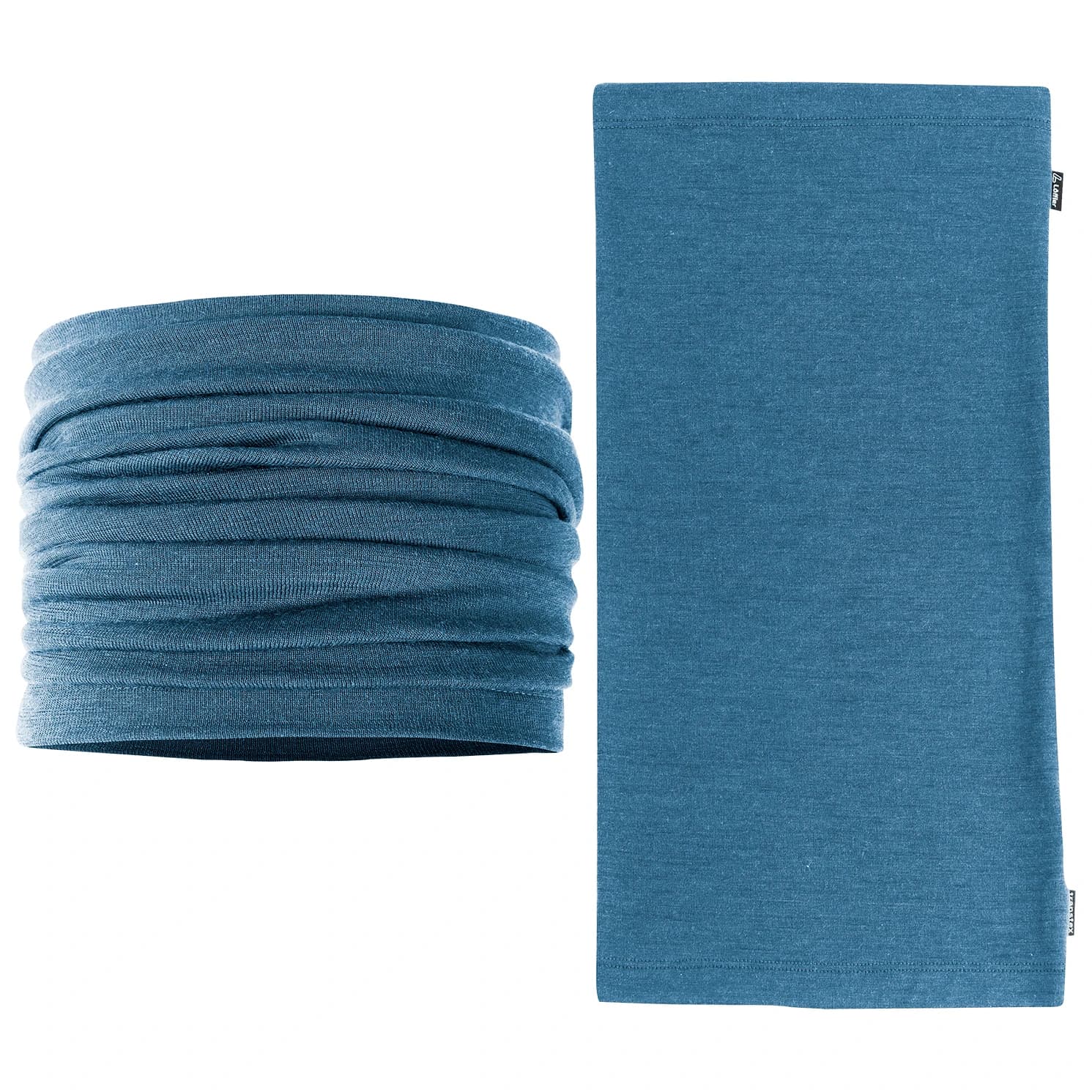 Шал Löffler Multifunctional Merino Tube Neckerchief - Cornflower