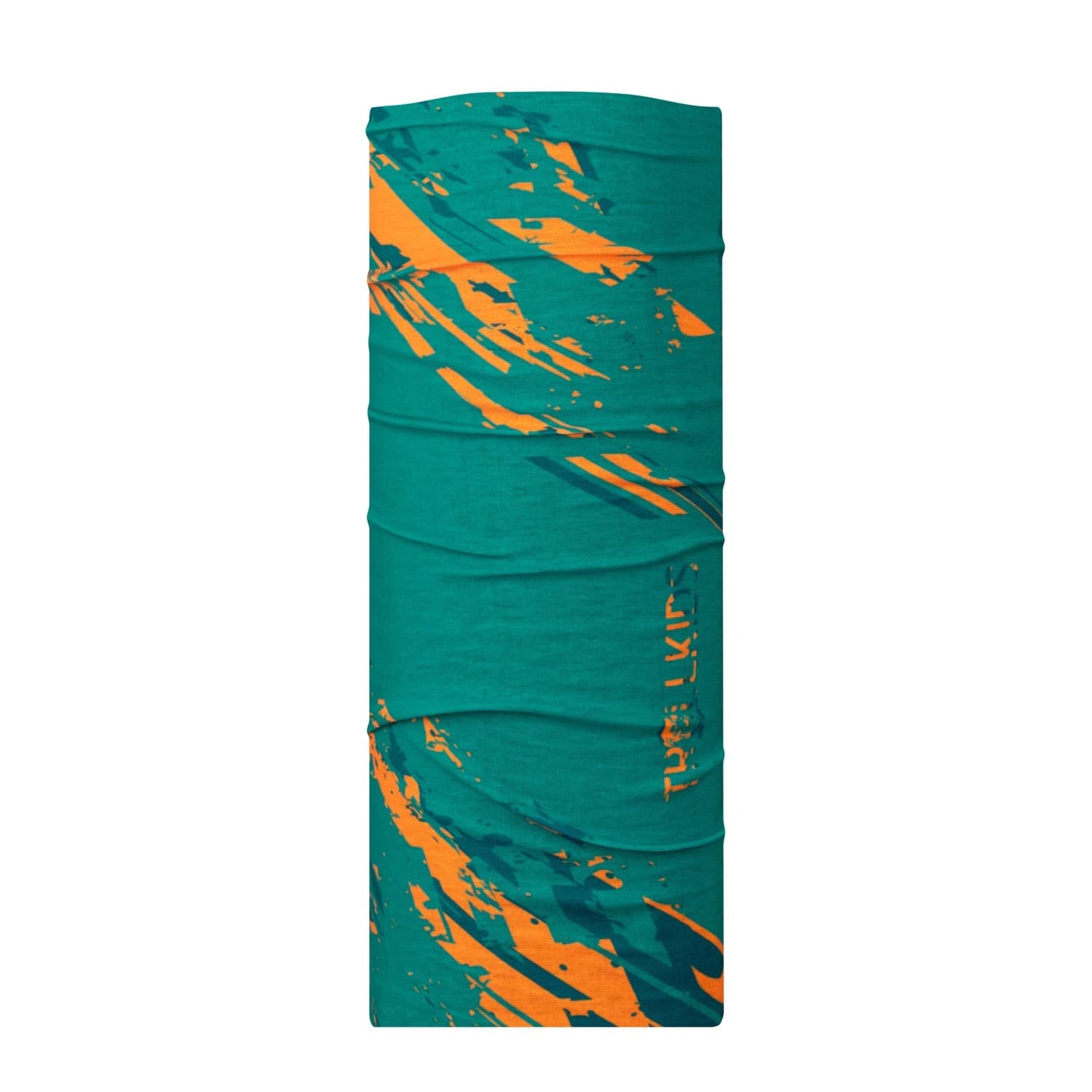 Детски шал Trollkids Kid's Northern Lights Multitube Neckerchief - Sea Green / Sahara Sunset / Lagoon Green