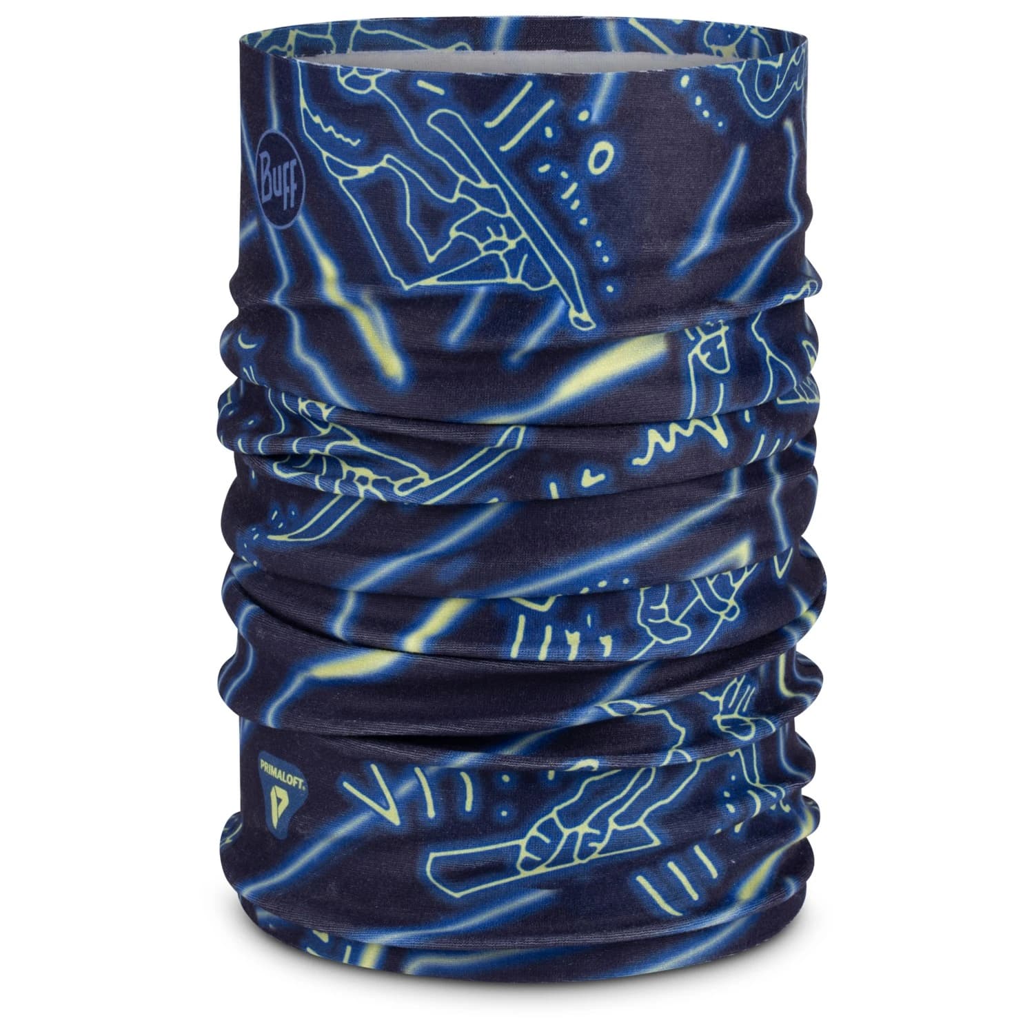 Детски шал Buff Kid's Thermonet Scarf - Nasvi Night Blue