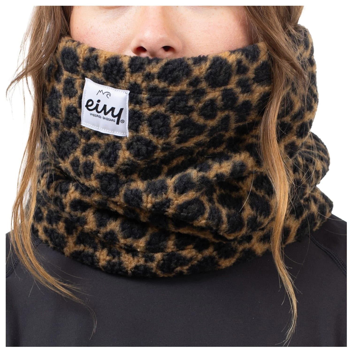 Шал Eivy Women's Beanie Sherpa Neckwarmer Neckerchief - Leopard