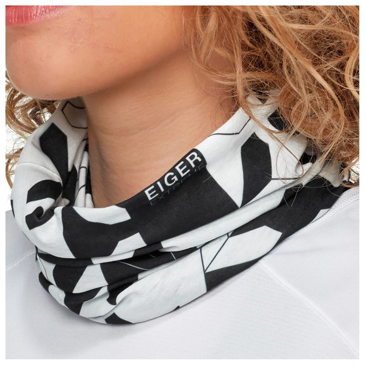 Шал Mammut Mammut Neck Gaiter Eiger Neckerchief - Black / White