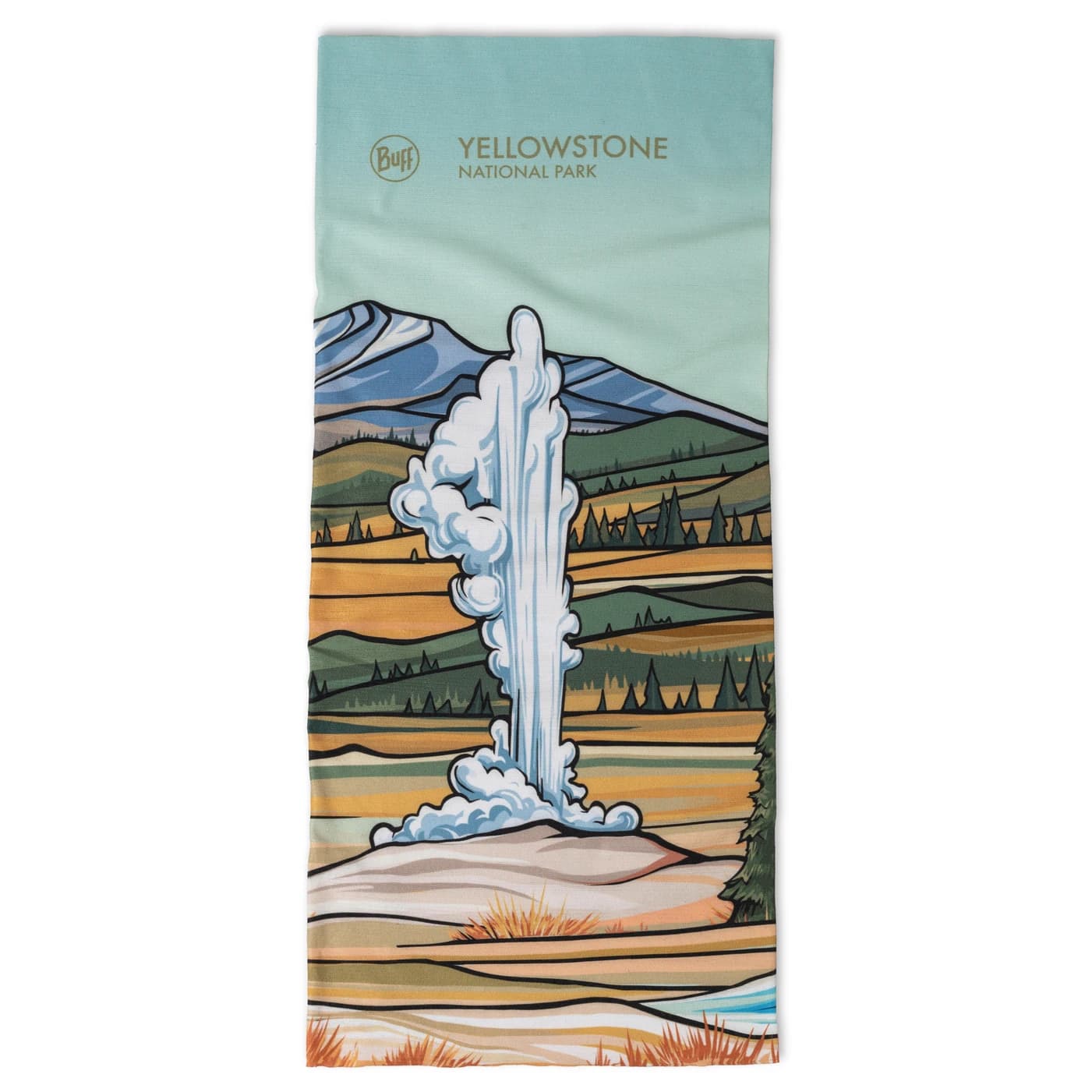 Шал Buff Coolnet UV National Parks Neckerchief - Yellowstone