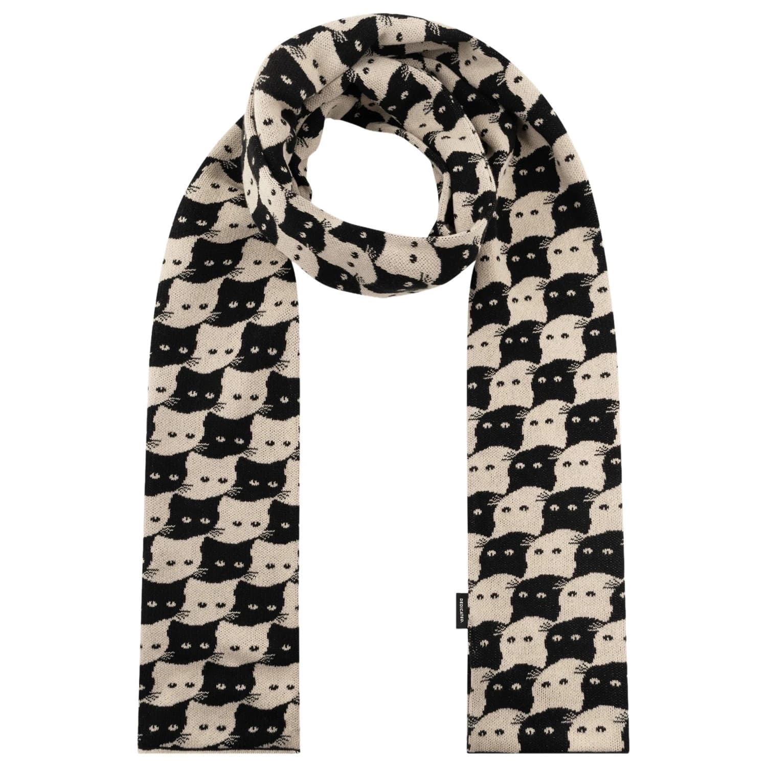 Шал Dedicated Scarf Rossberga Pepita Cats Scarf - Oat White