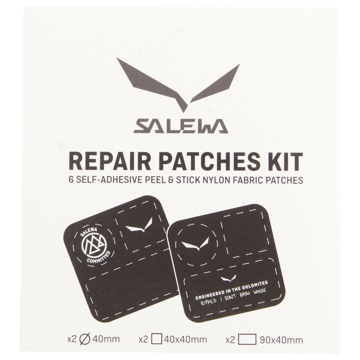 Аксесоар за дрехи Salewa Salewa Repair Patches Kit Repair kit - Black / White