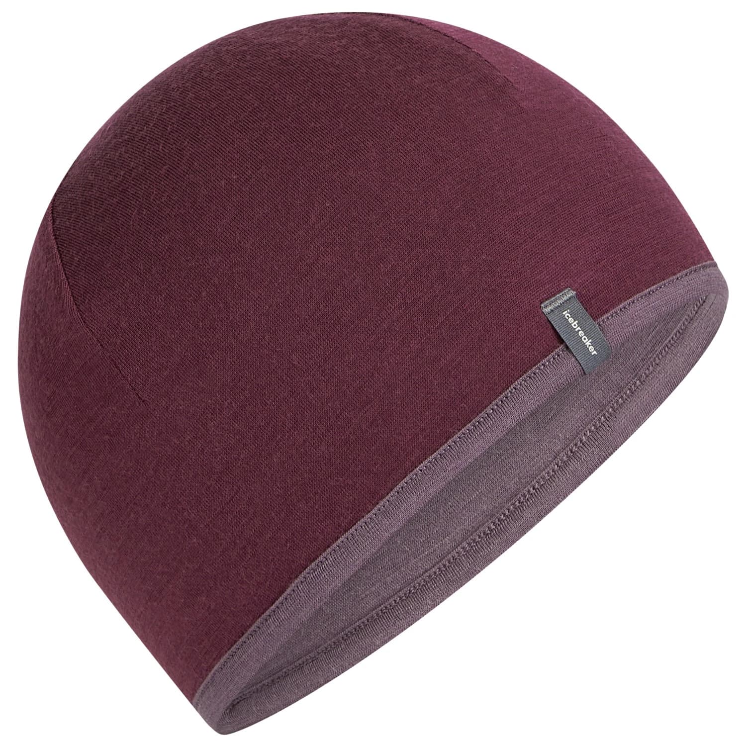 Зимна шапка (beanie) Icebreaker Pocket Hat Beanie - Dark Berry / Grey Plum