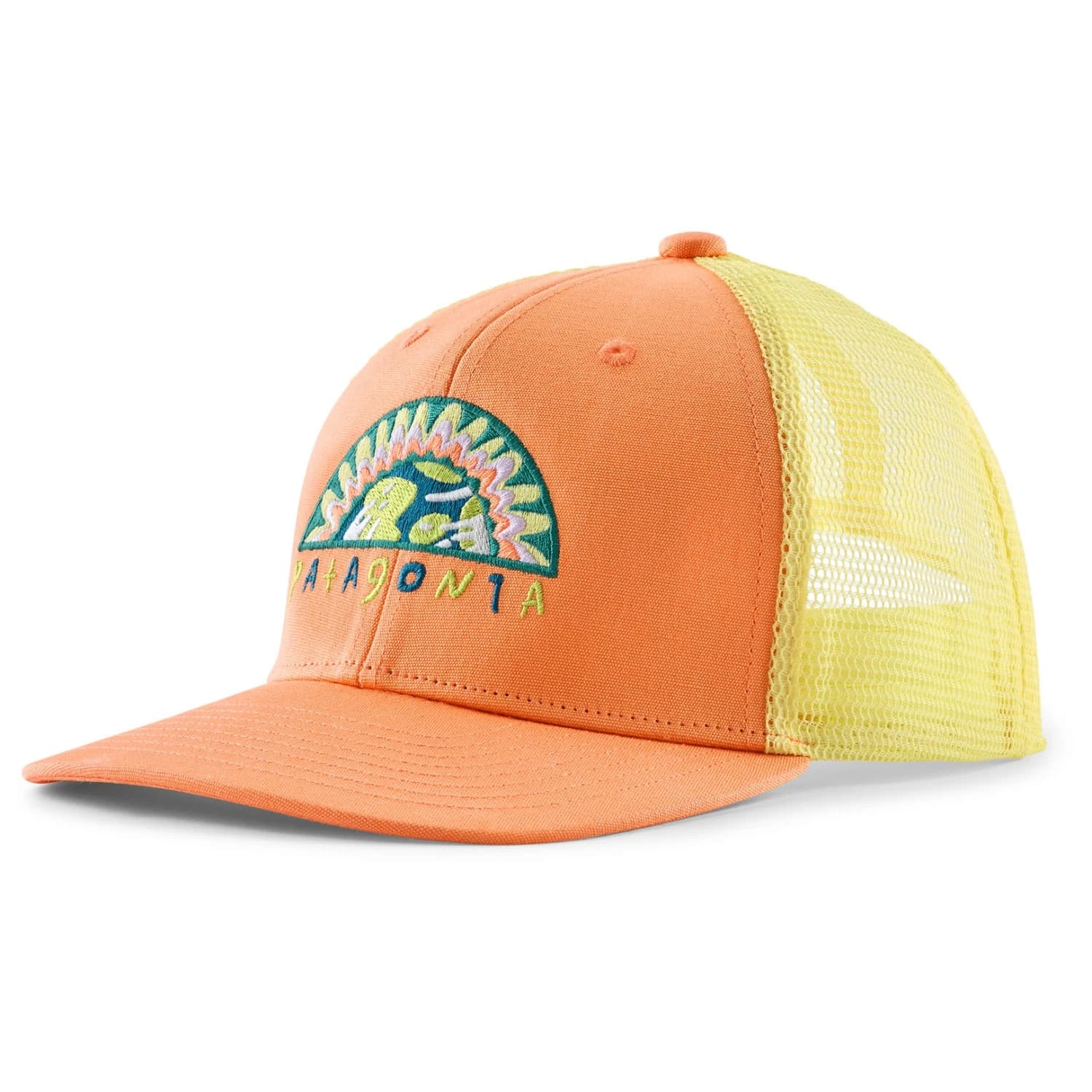 Детска шапка с козирка Patagonia Kid's Trucker Hat Cap - Kids Planet: Peach Sherbet