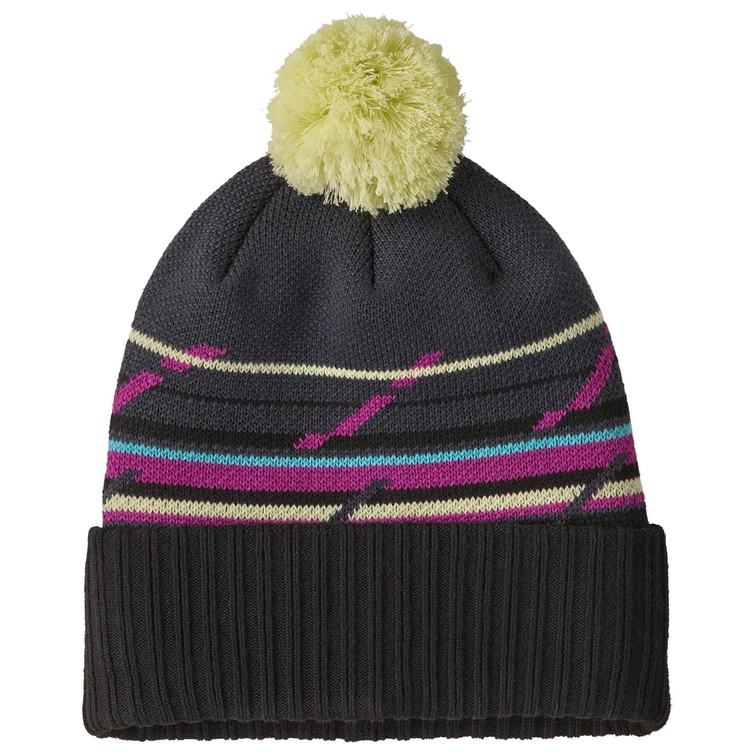 Зимна шапка (beanie) Patagonia Powder Town Beanie - Mountain Minded Geo: Smolder Blue