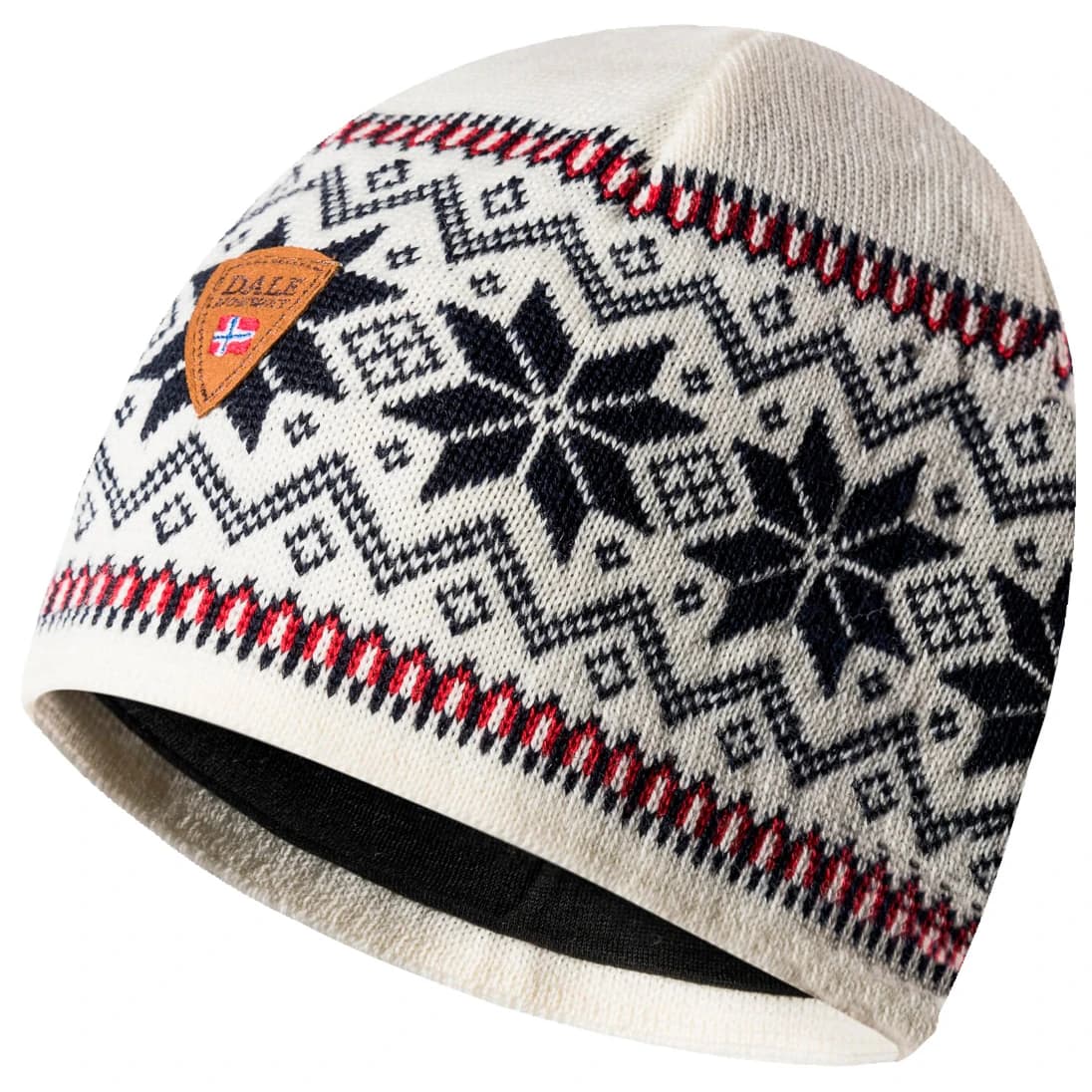 Зимна шапка (beanie) Dale of norway Garmisch Hat Beanie - Off White / Navy / Raspberry