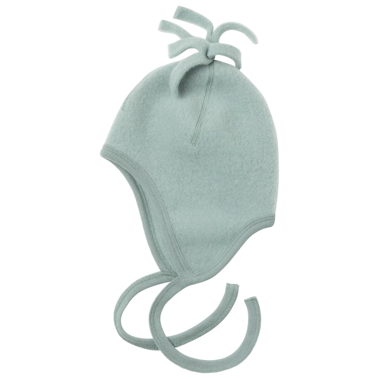 Зимна шапка (beanie) Engel Baby Hat, Wool Fleece Beanie - Bergblau Melange