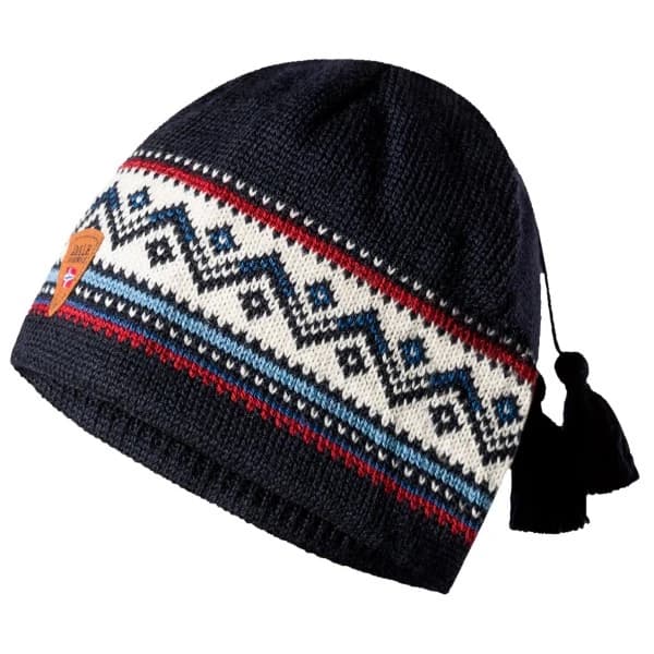 Зимна шапка (beanie) Dale of norway Vail Hat Beanie - Navy / Red / Off White / Blue