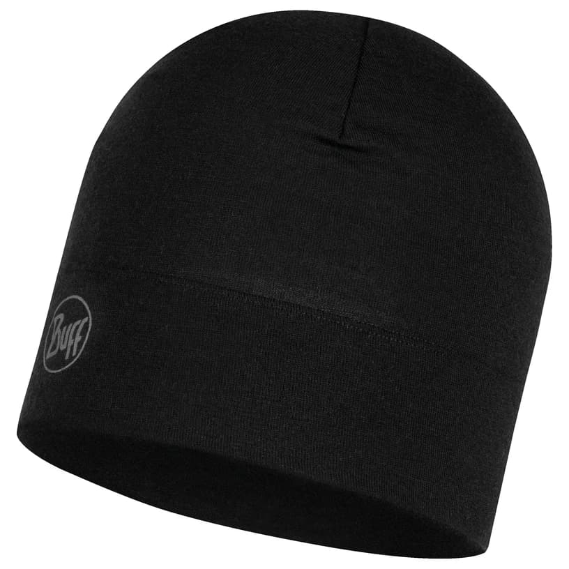 Зимна шапка (beanie) Buff Midweight Merino Wool Hat Beanie - Black