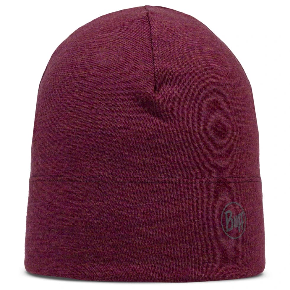 Зимна шапка (beanie) Buff Midweight Merino Wool Hat Beanie - Melange Tibetan Red