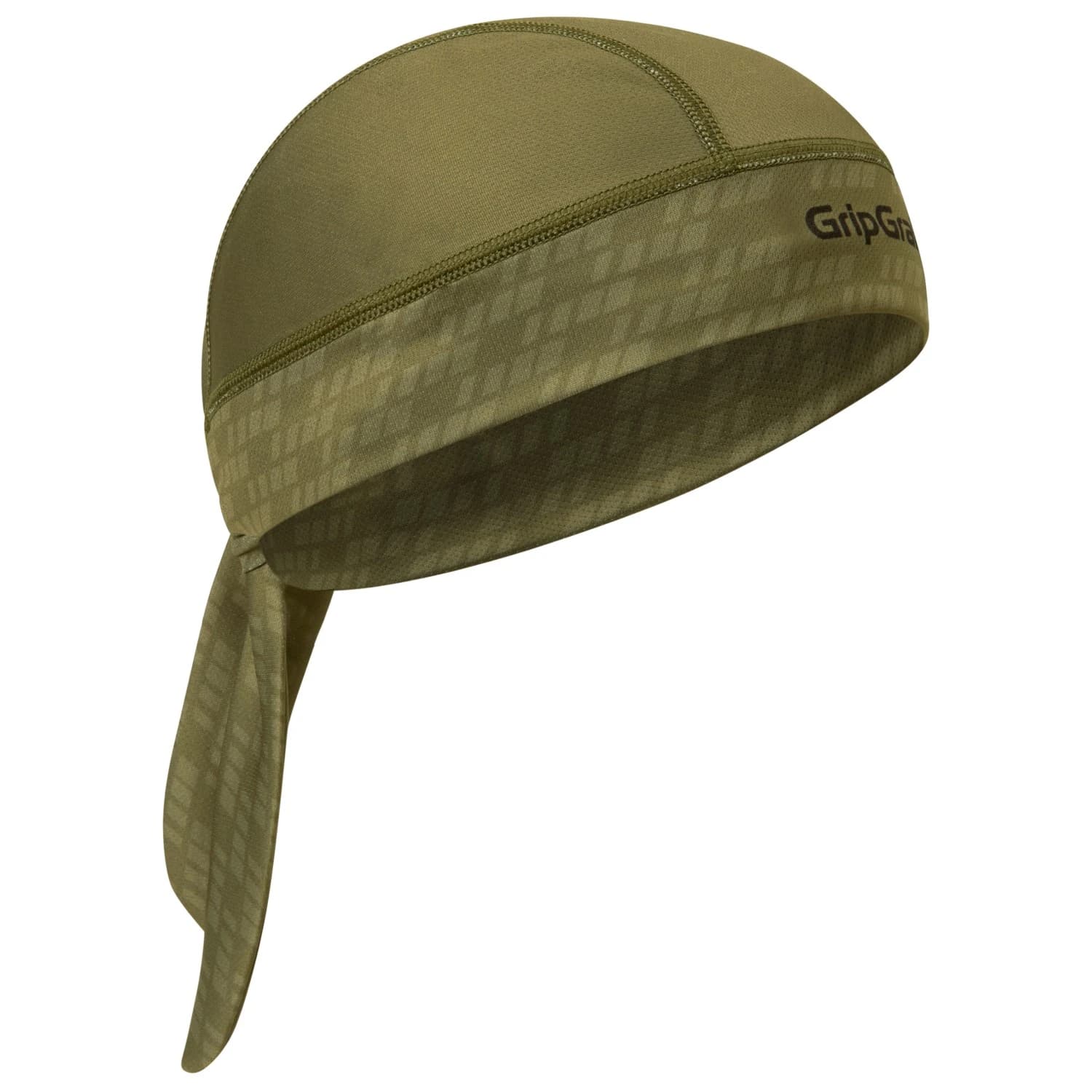 Шапка за колоездене Gripgrab Bandana Cycling cap - Olive Green