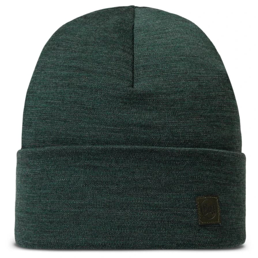 Зимна шапка (beanie) Buff Heavyweight Merino Wool Hat Beanie - Solid Forest