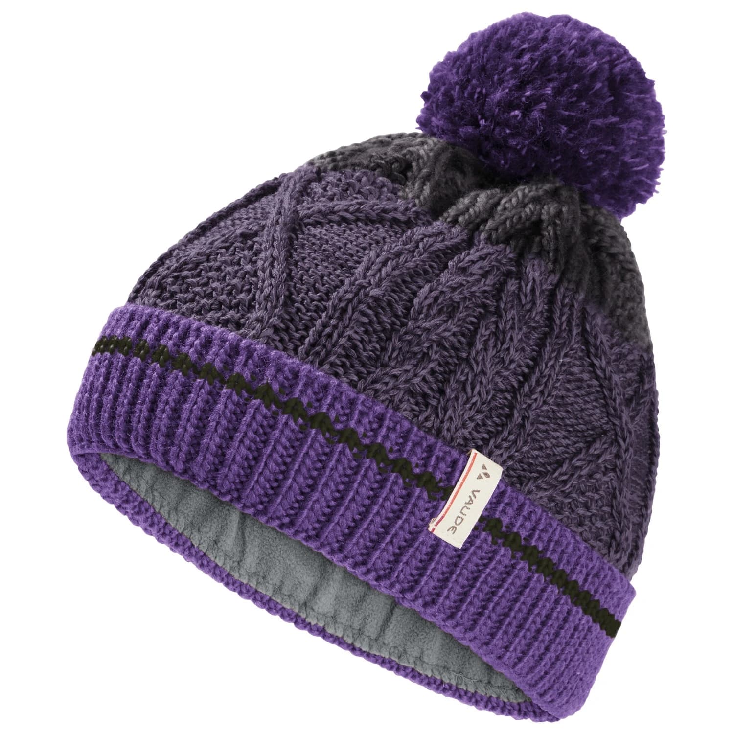 Детска зимна шапка (beanie) Vaude Kid's Cornua Beanie III Beanie - Deep Plum