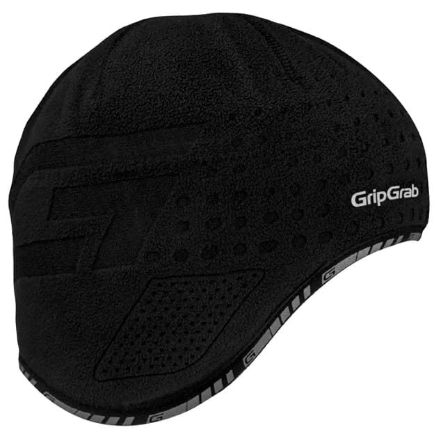 Шапка за колоездене GripGrab Aviator Windproof Thermal Skull Cap Cycling cap - Black