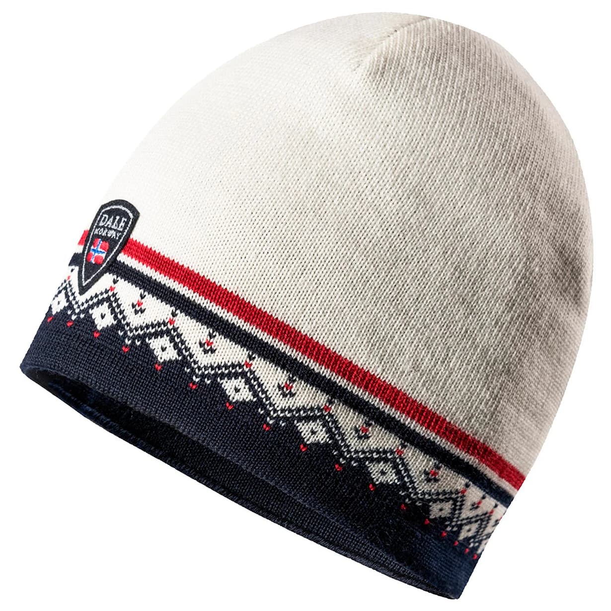 Зимна шапка (beanie) Dale of norway Moritz Hat Beanie - Off White / Navy / Raspberry