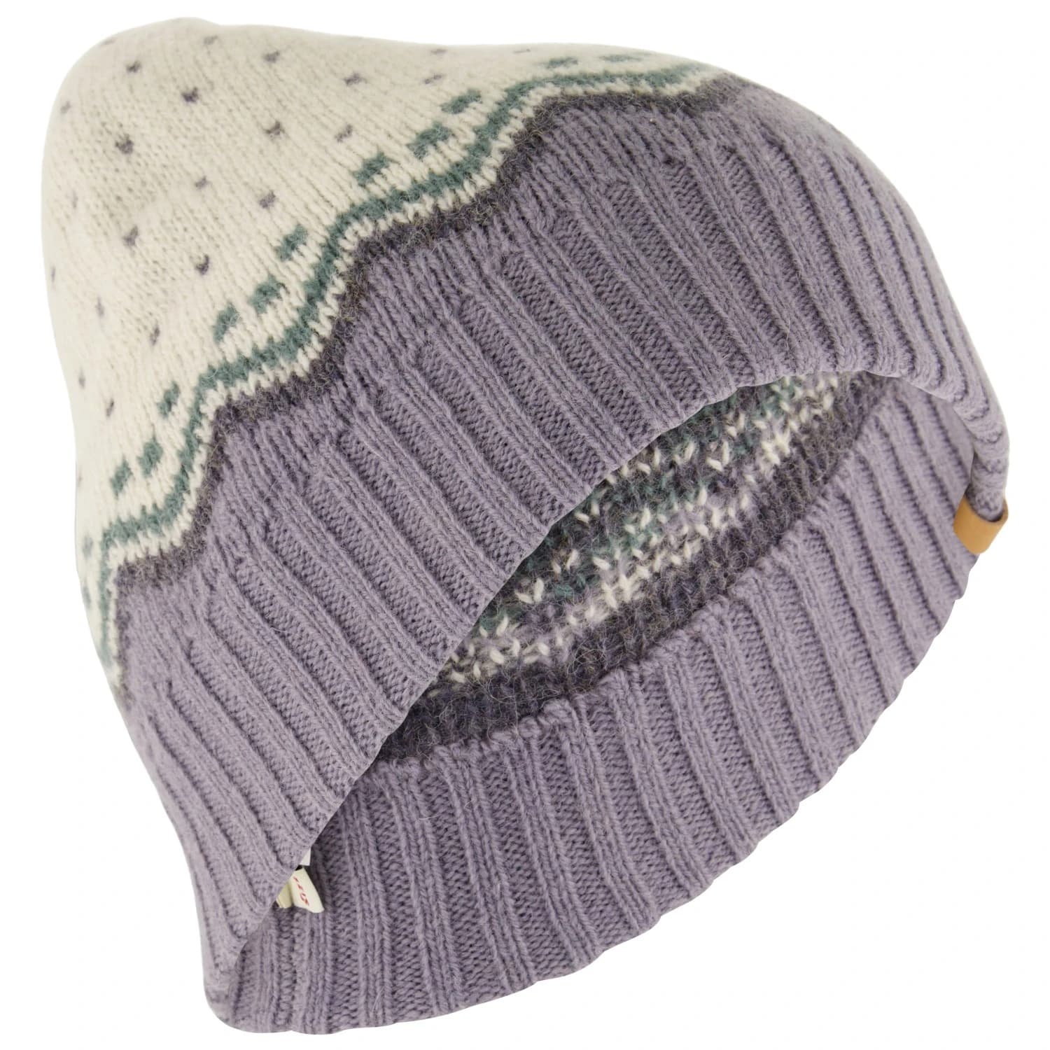 Зимна шапка (beanie) Fjällräven Övik Knit Hat Beanie - Chalk White