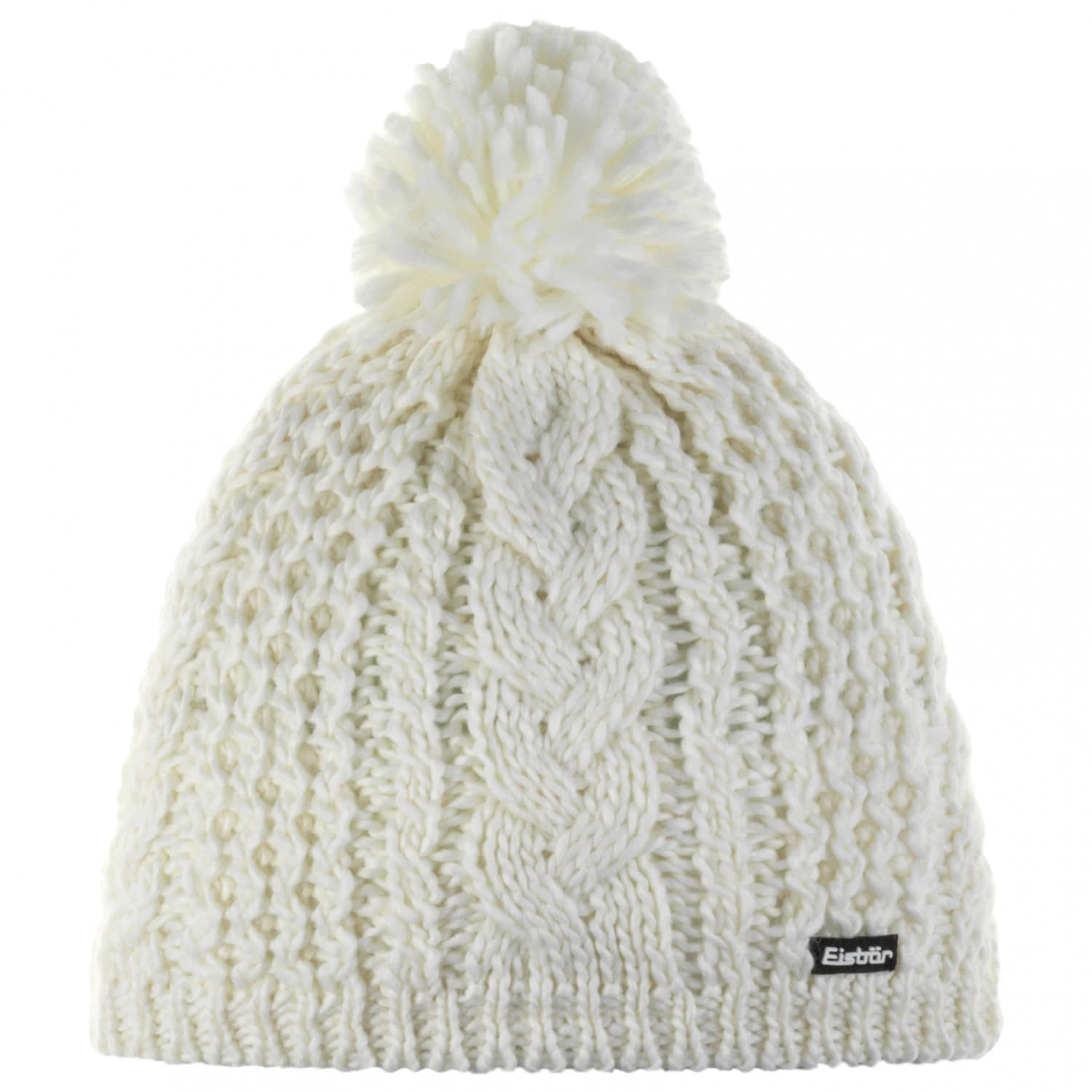Зимна шапка (beanie) Eisbär Afra Pompon Mütze - White