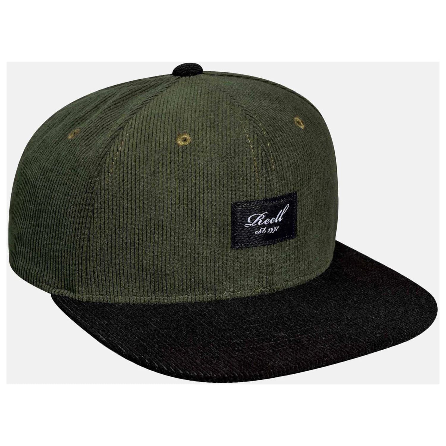 Шапка с козирка Reell Pitchout Cap - Moss Green / Black Cord