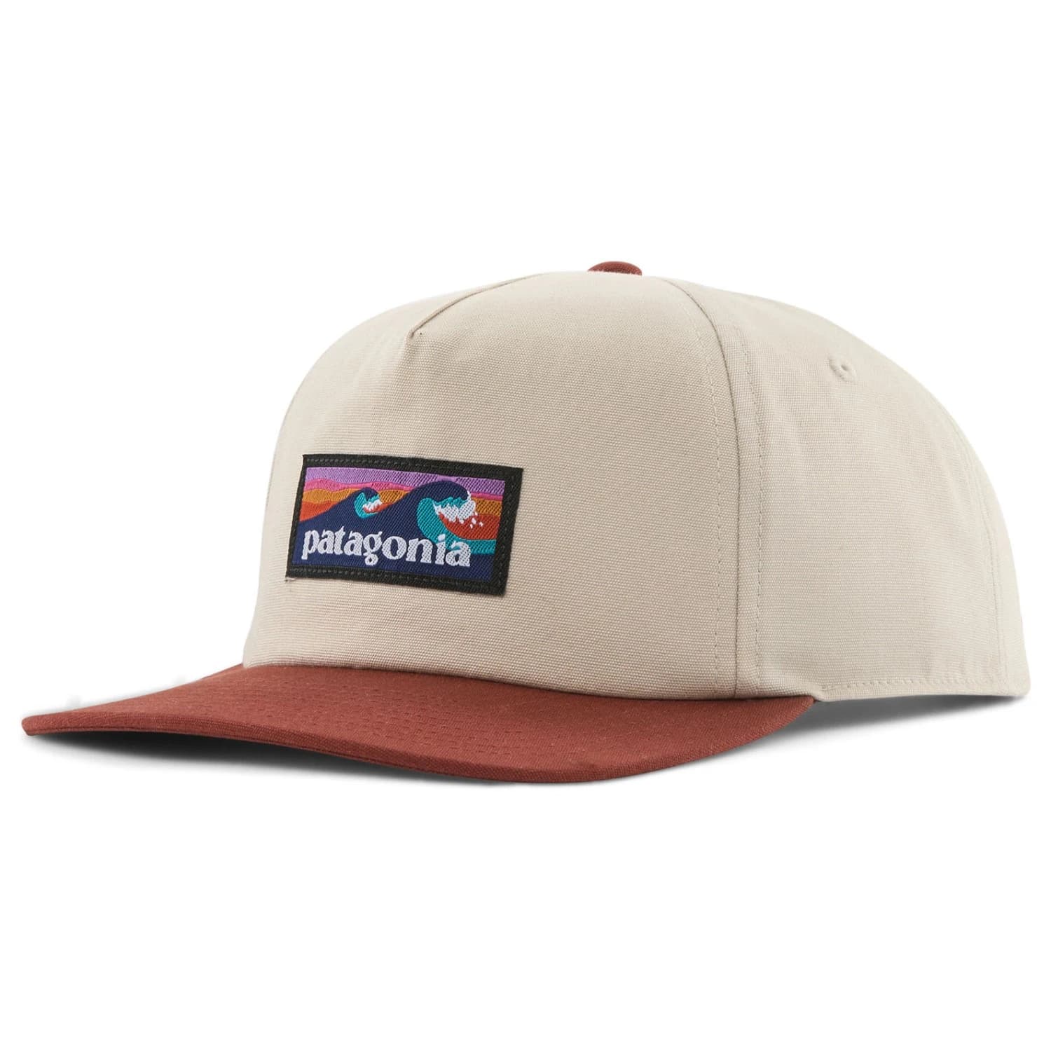Шапка с козирка Patagonia Boardshort Label Funfarer Cap - Pumice