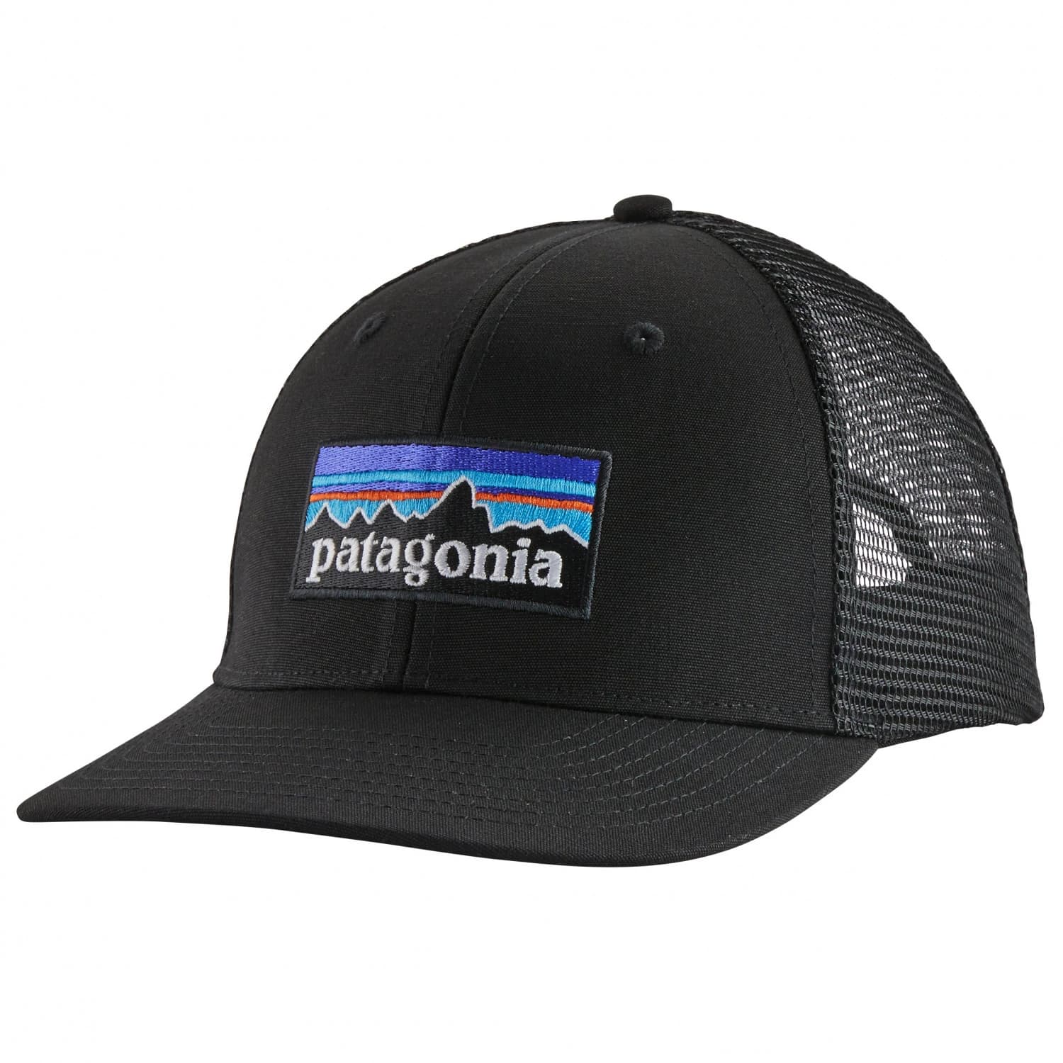 Шапка с козирка Patagonia P-6 Logo Trucker Hat Cap - Black