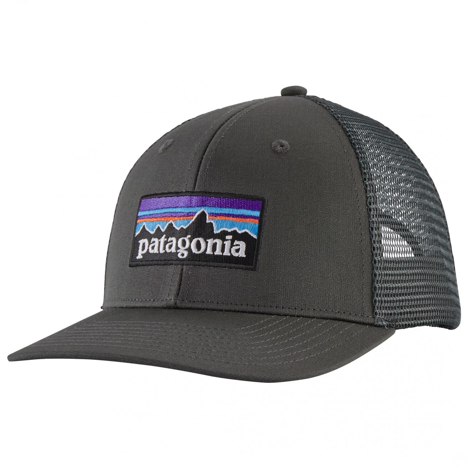 Шапка с козирка Patagonia P-6 Logo Trucker Hat Cap - Forge Grey