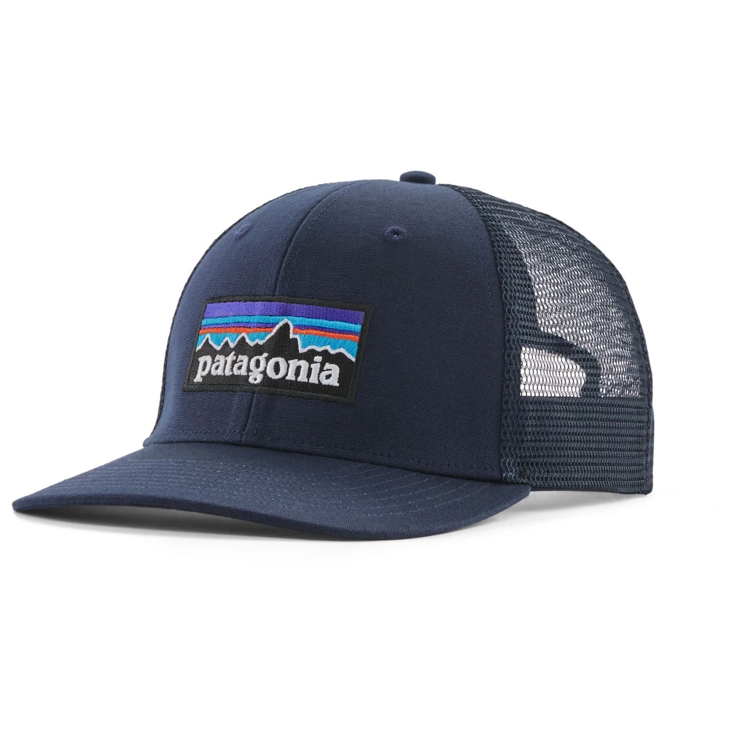 Шапка с козирка Patagonia P-6 Logo Trucker Hat Cap - New Navy