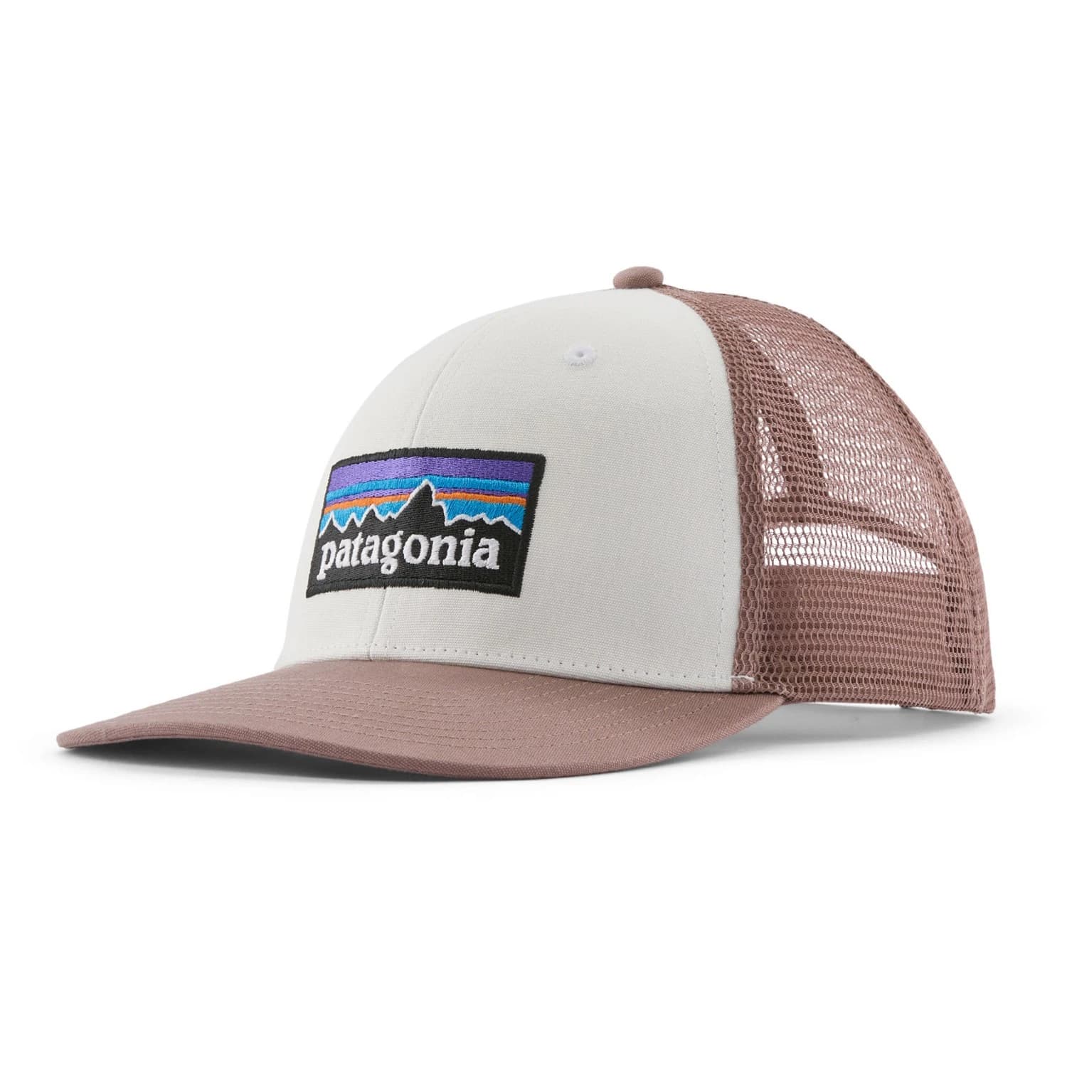 Шапка с козирка Patagonia P-6 Logo Trucker Hat Cap - Birch White