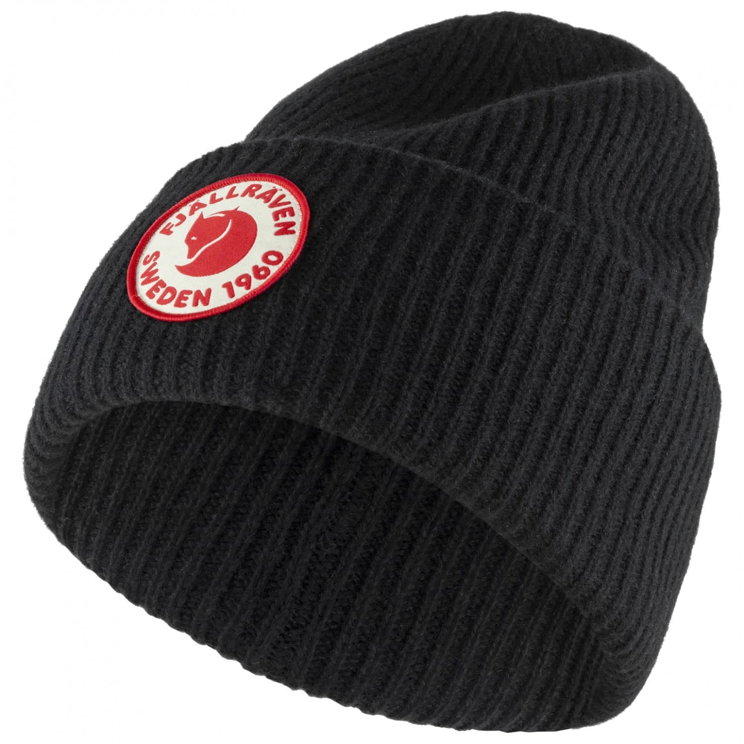 Зимна шапка (beanie) Fjällräven 1960 Logo Hat Beanie - Black