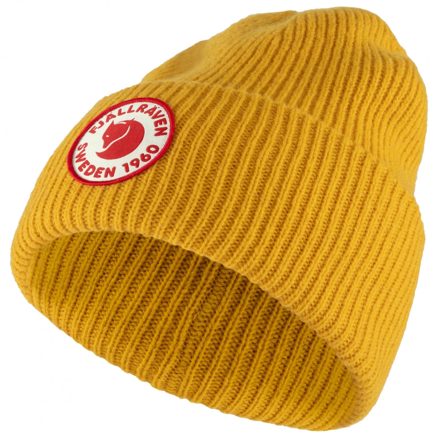 Зимна шапка (beanie) Fjällräven 1960 Logo Hat Beanie - Mustard Yellow