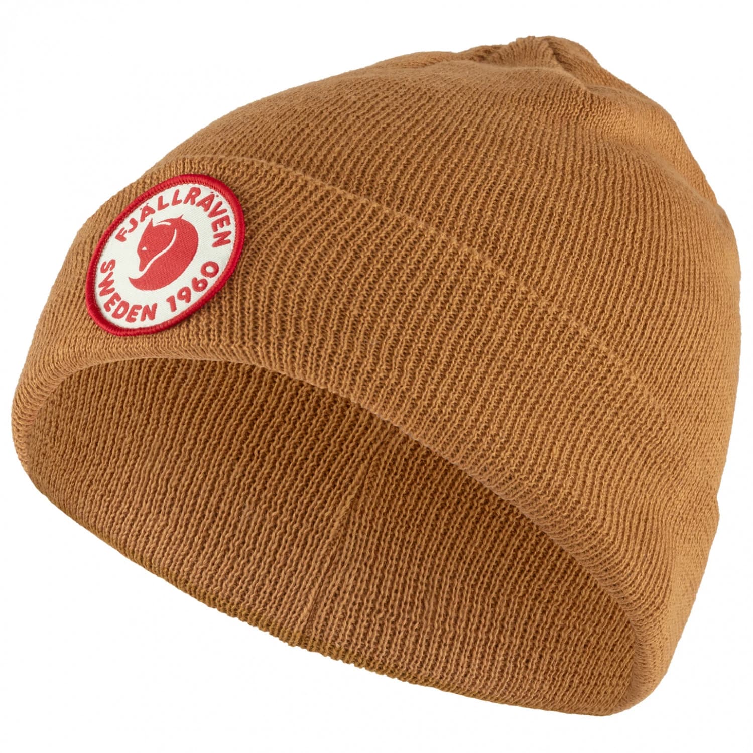 Детска зимна шапка (beanie) Fjällräven Kid's Kids 1960 Logo Hat Beanie - Acorn