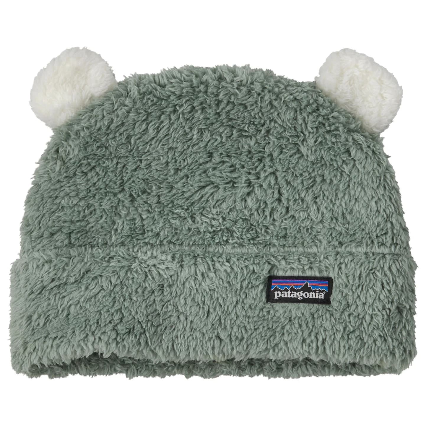 Зимна шапка (beanie) Patagonia Baby's Furry Friends Hat Beanie - Cover Green
