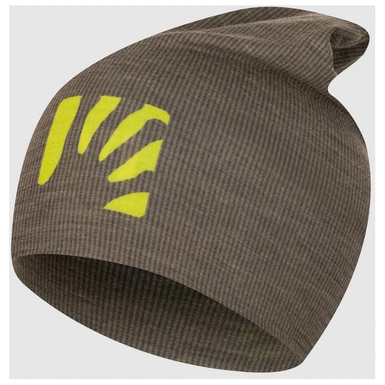 Зимна шапка (beanie) Karpos Coppolo Merino Cap Beanie - Woodl.Gray / Dark Citron
