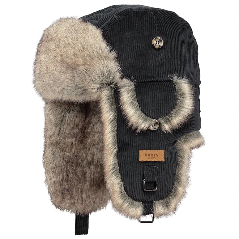 Зимна шапка (beanie) Barts Rib Bomber Beanie - Black