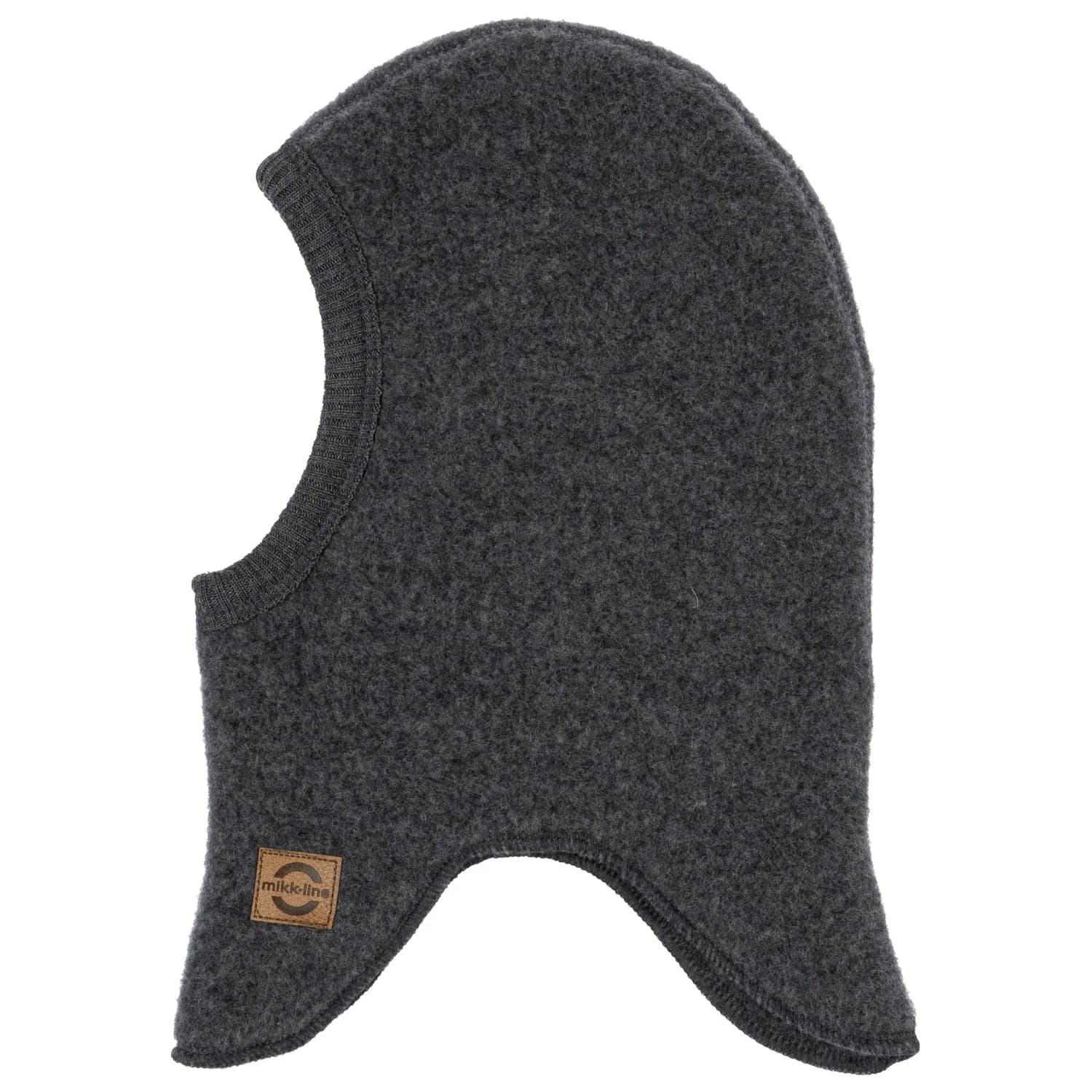 Детска балаклава Mikk-Line Kid's Wool Fullface Cap - Anthracite Melange