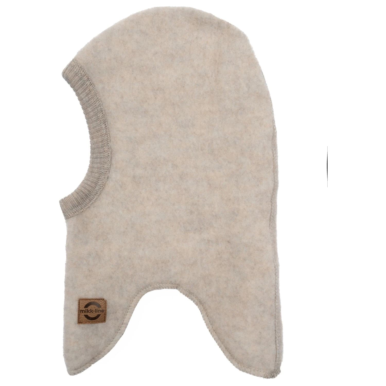 Детска балаклава Mikk-Line Kid's Wool Fullface Cap - Melange Offwhite